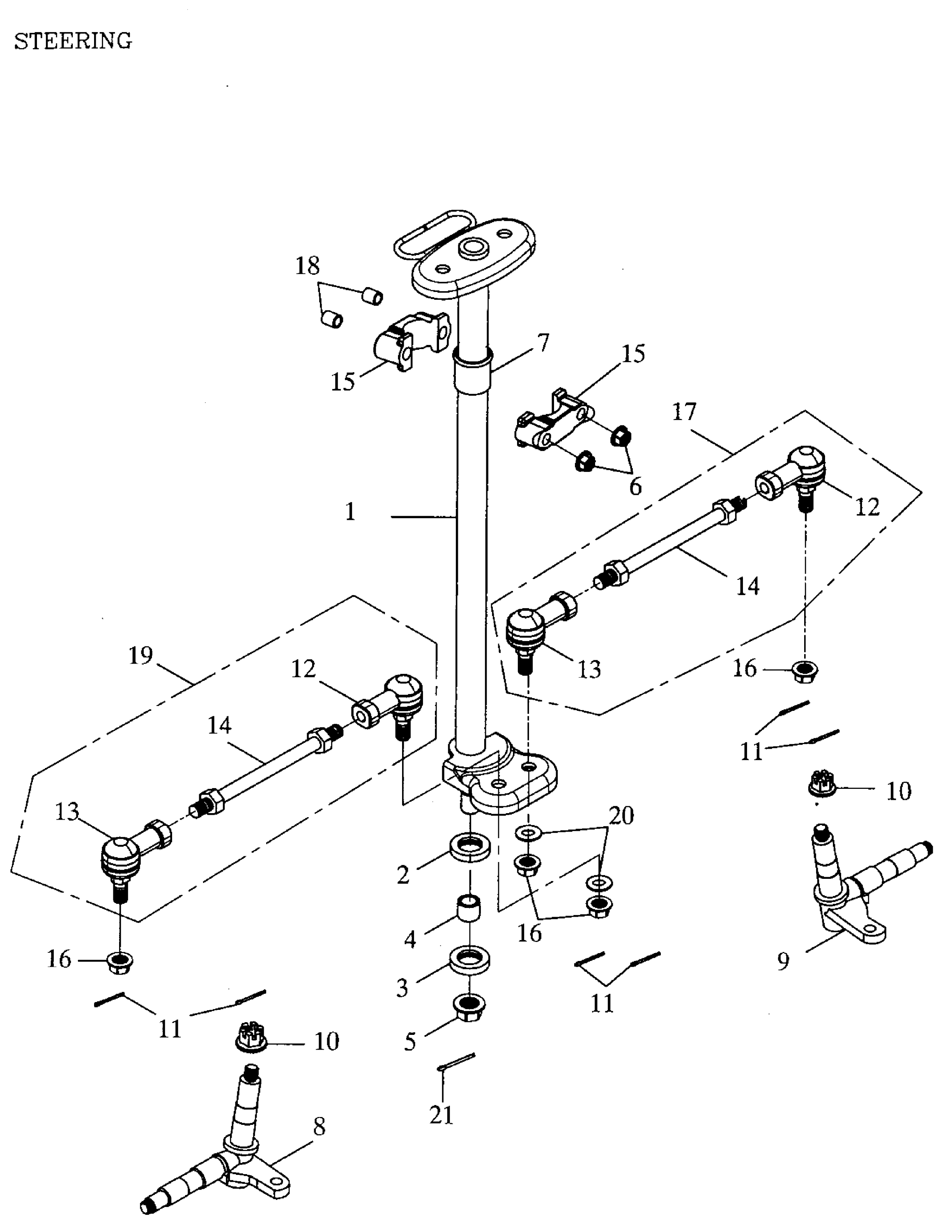 Схема узла: Steering System 172a-27
