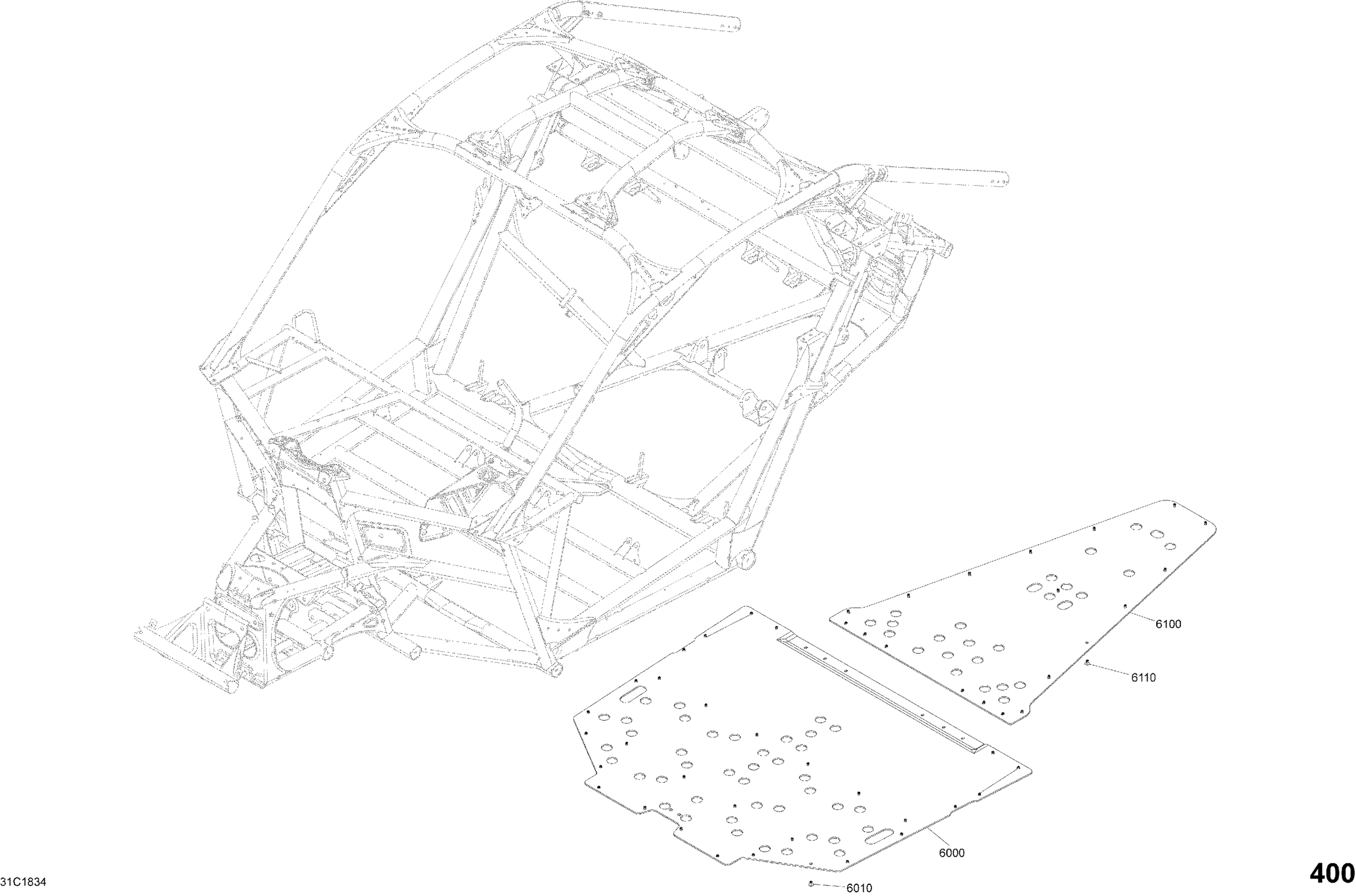Body Parts - Bright White - Package STD - Floor Section
