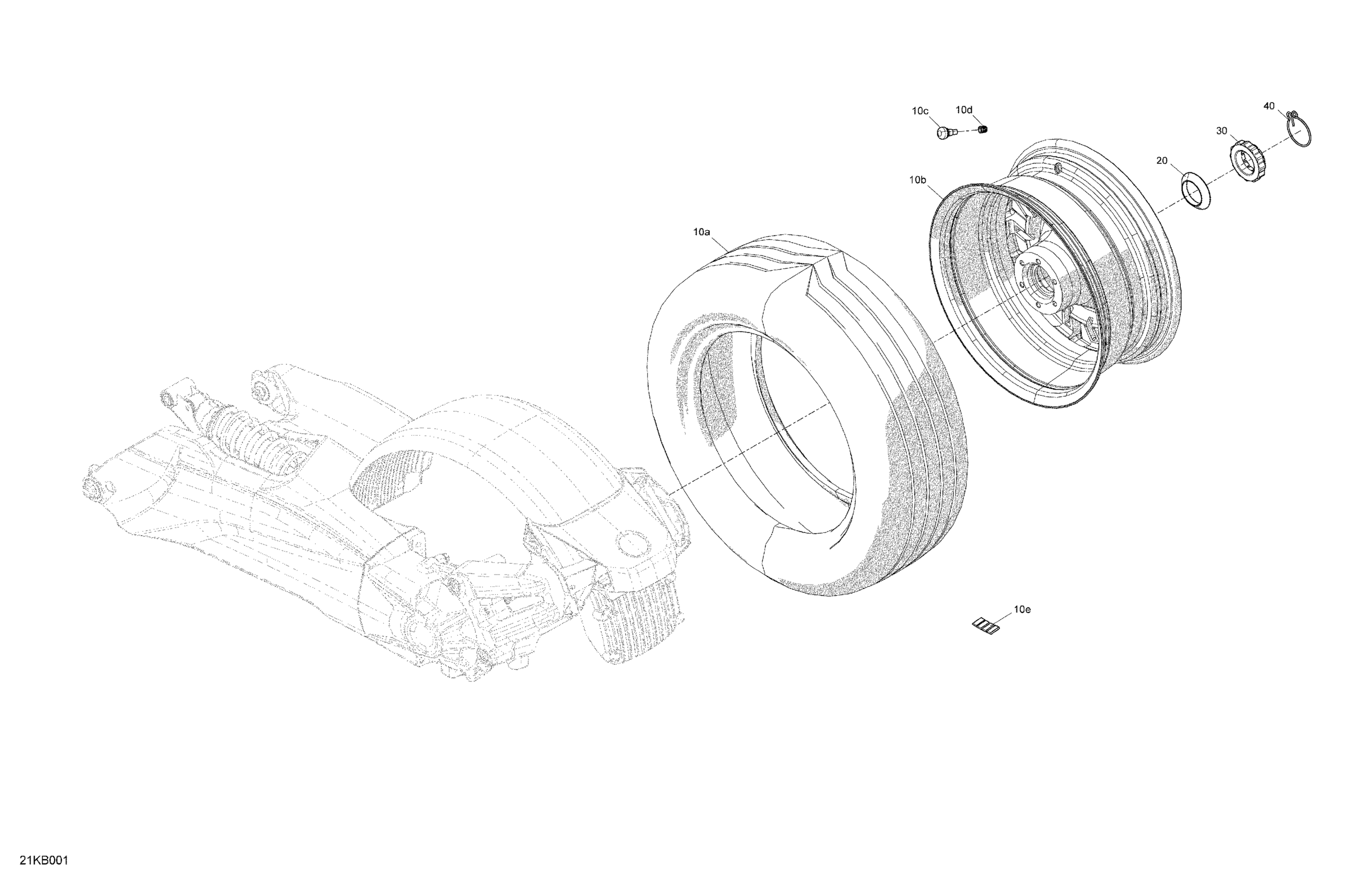Схема узла: Drive - Rear Wheel