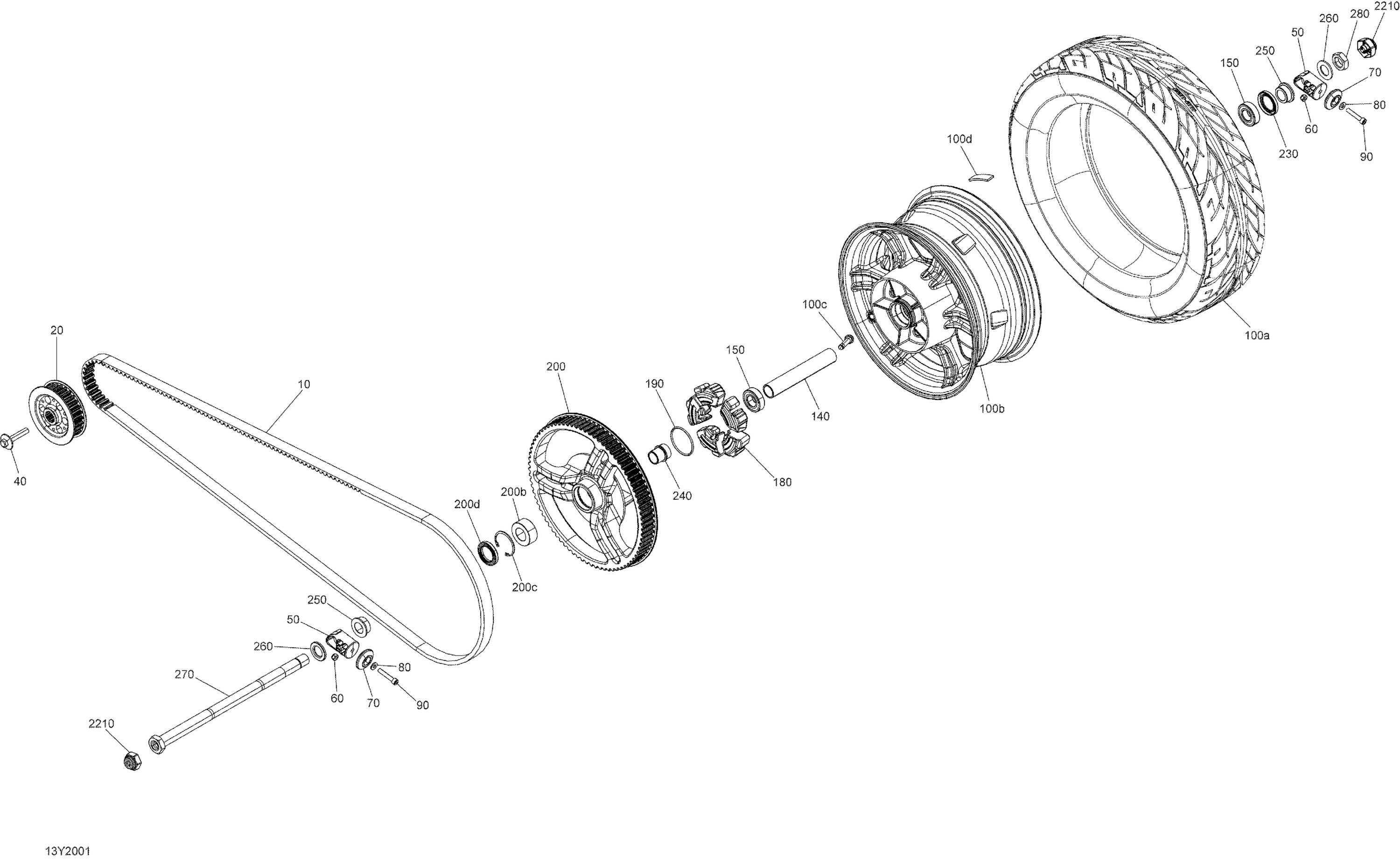 Drive System, Rear