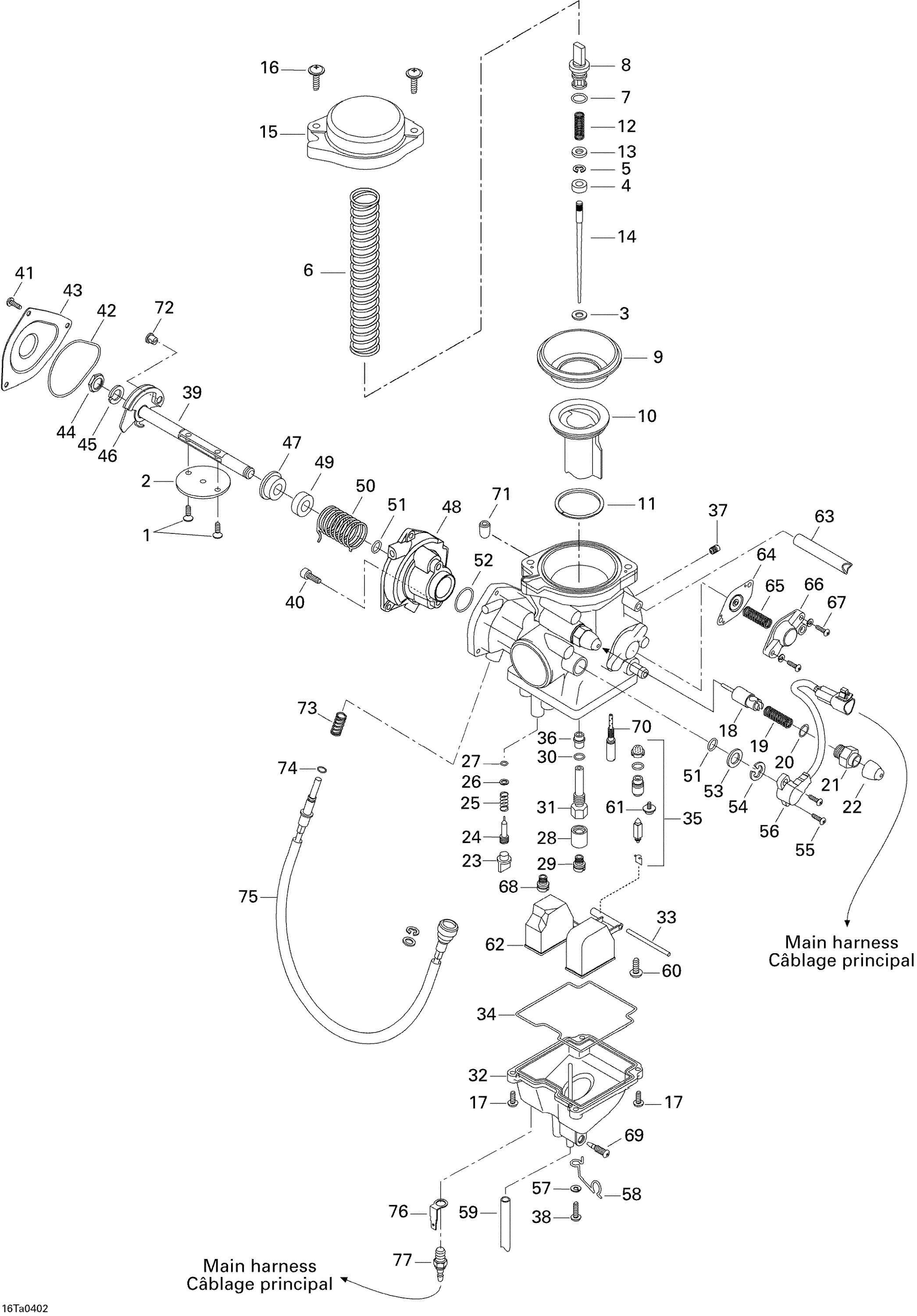 Схема узла: Carburetor