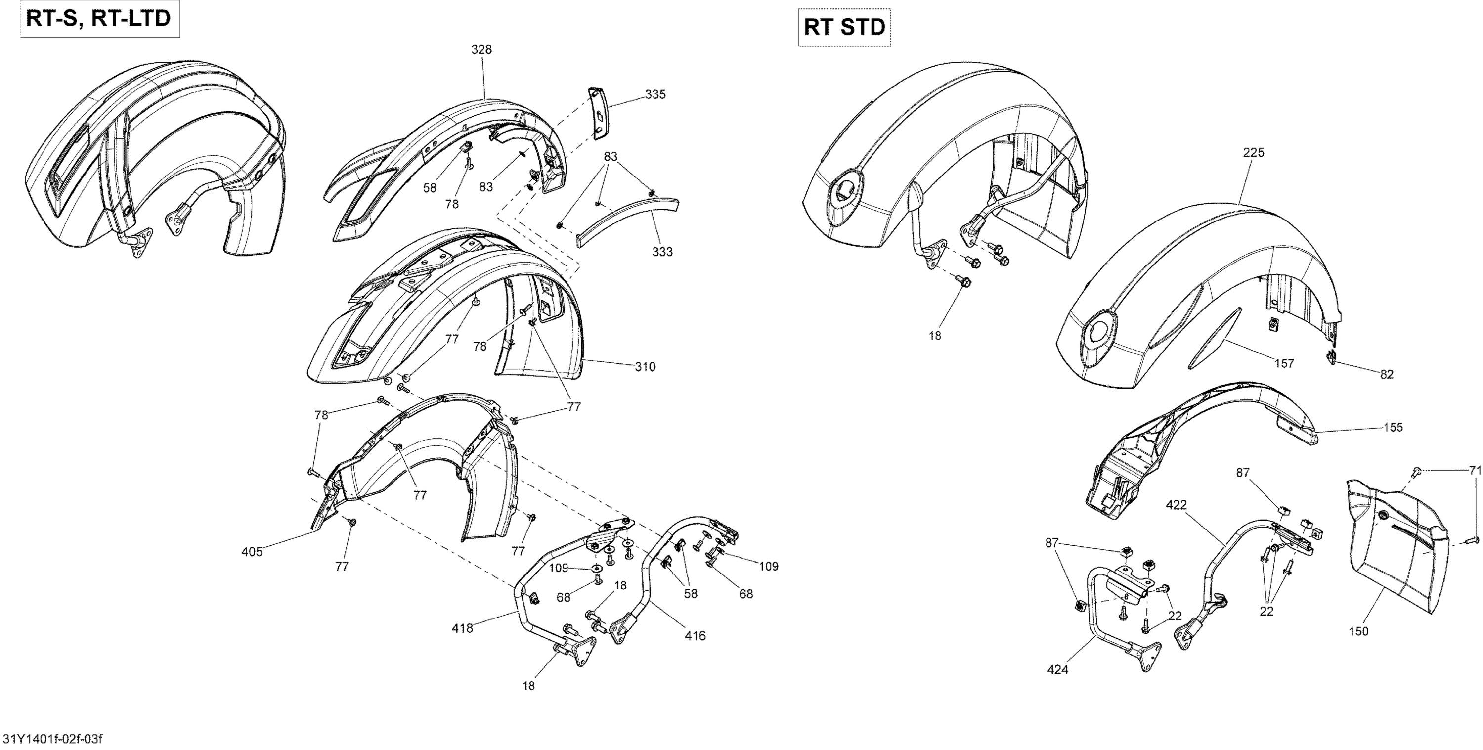 Body And Accessories Front Fender_31Y1403f