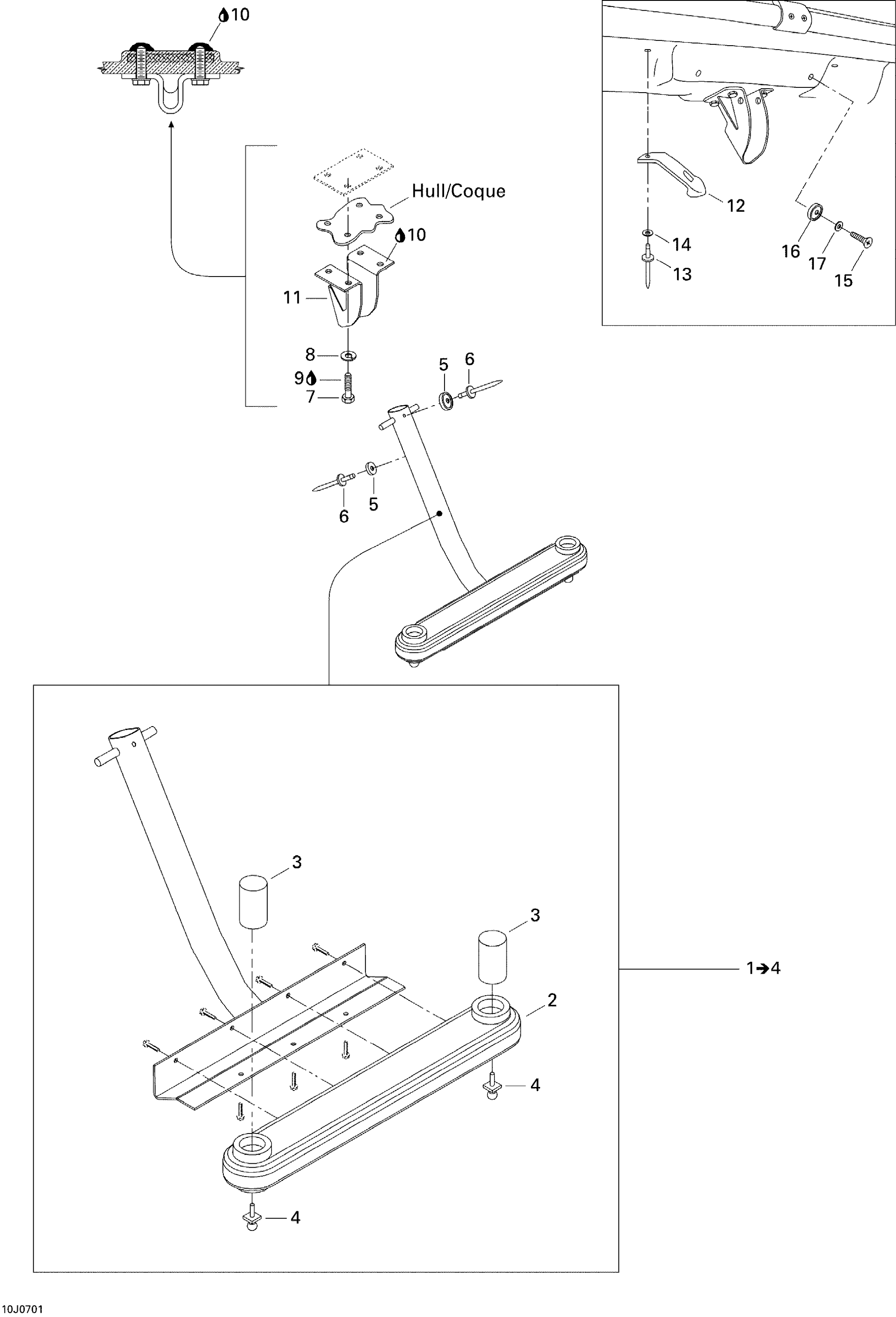 Ladder, Rear