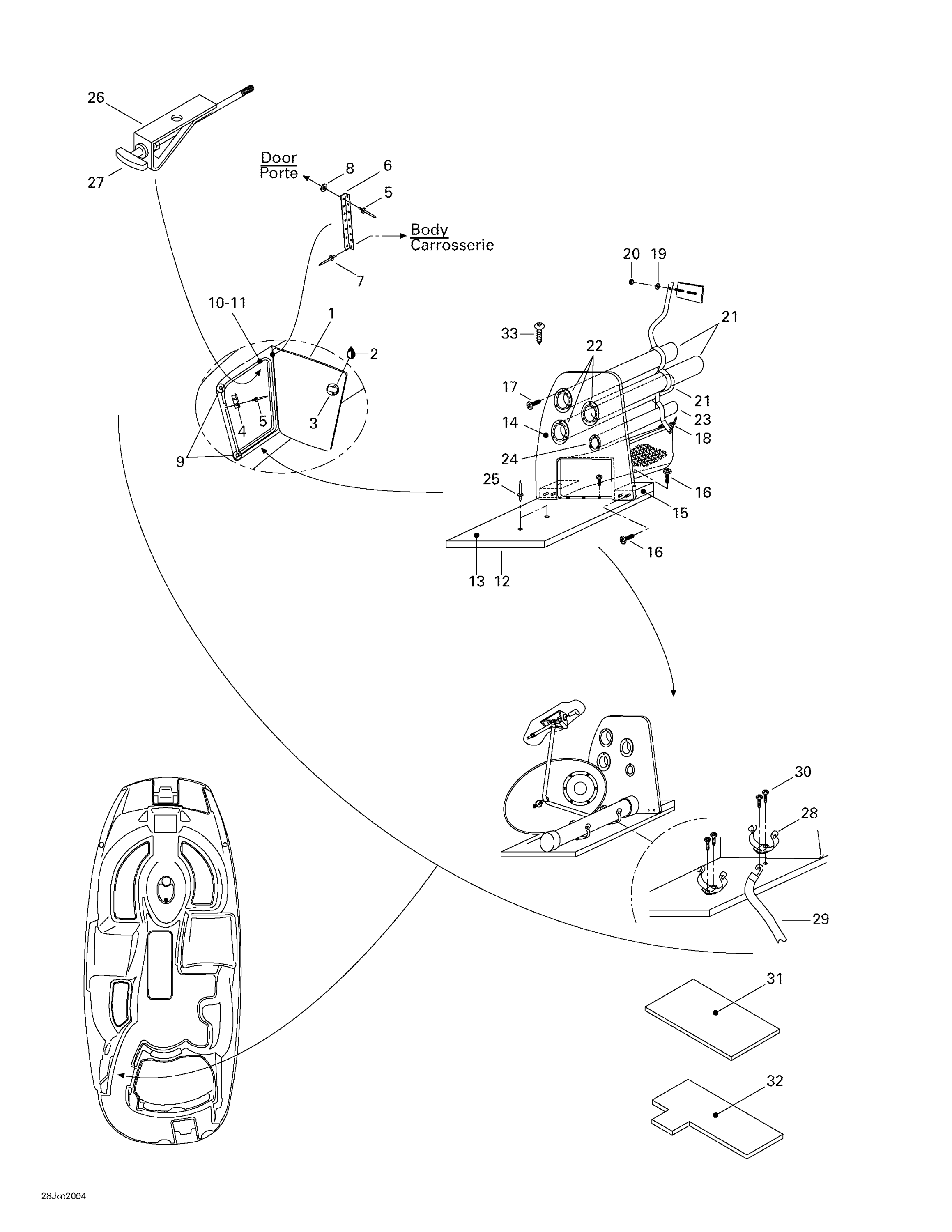 Схема узла: Storage Compartment