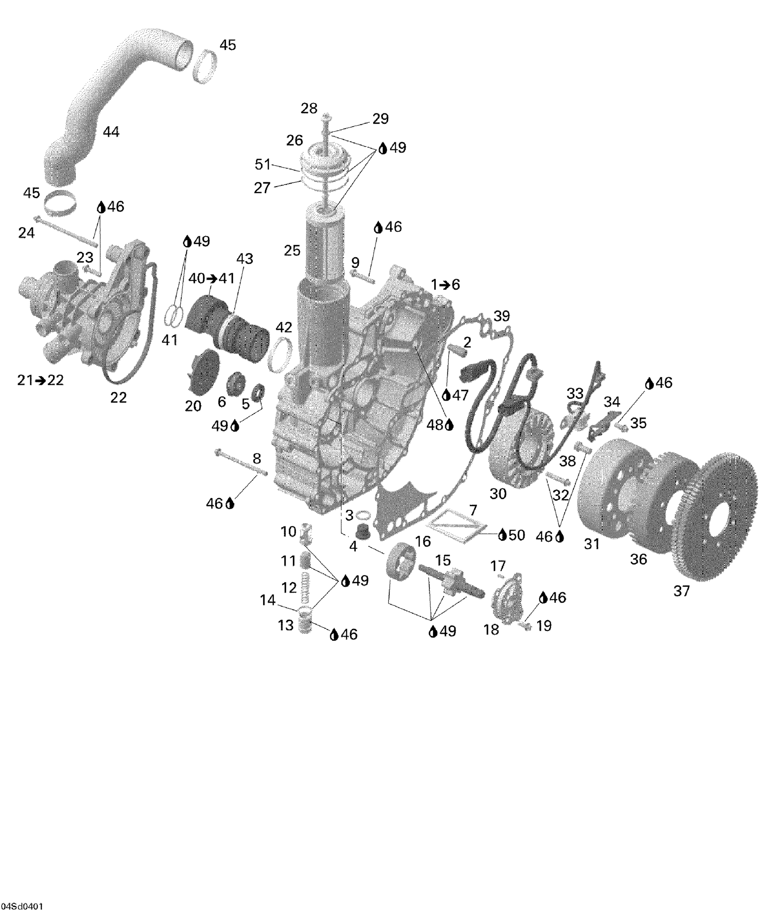 PTO Cover And Magneto