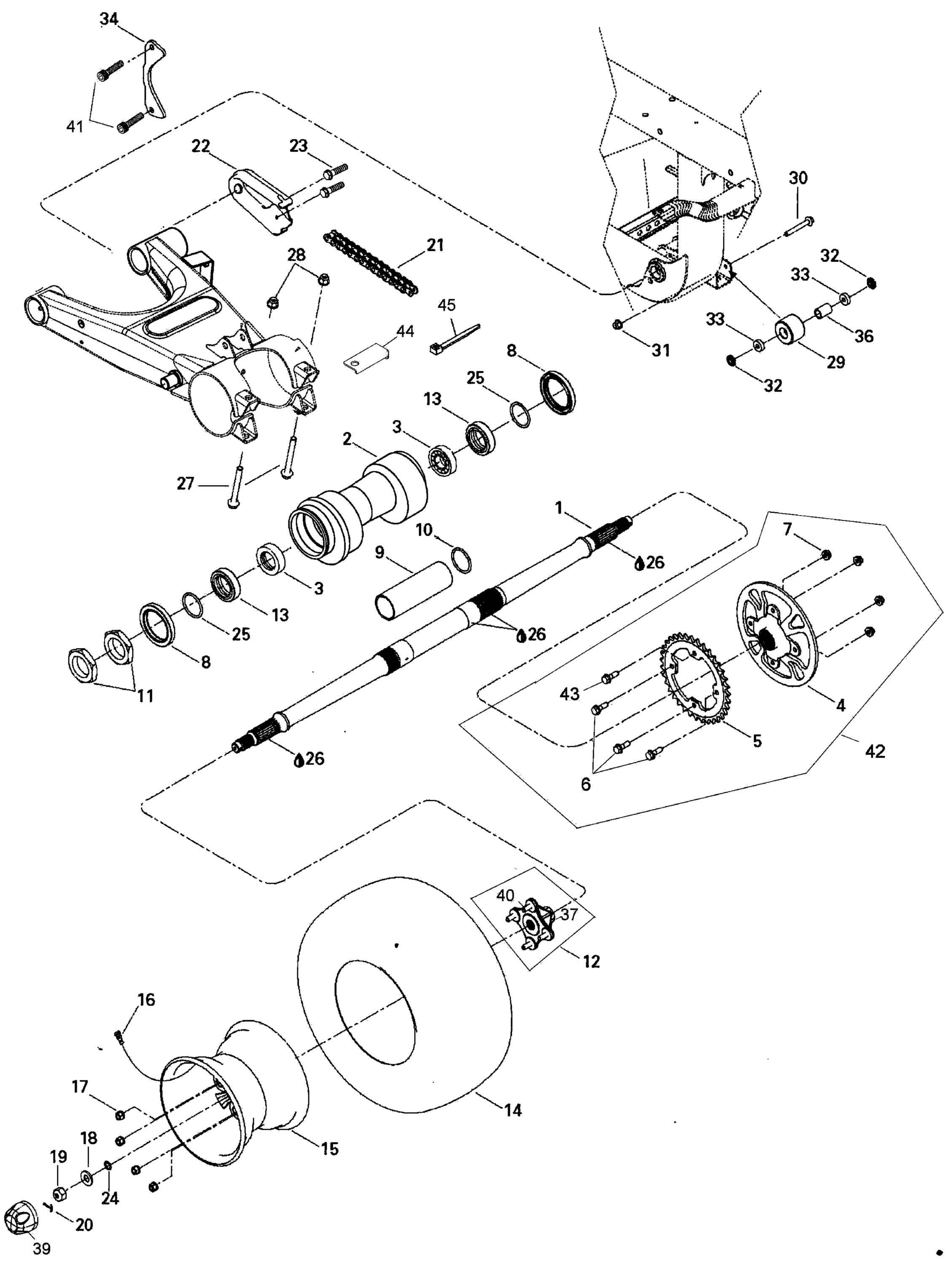 Drive System, Rear