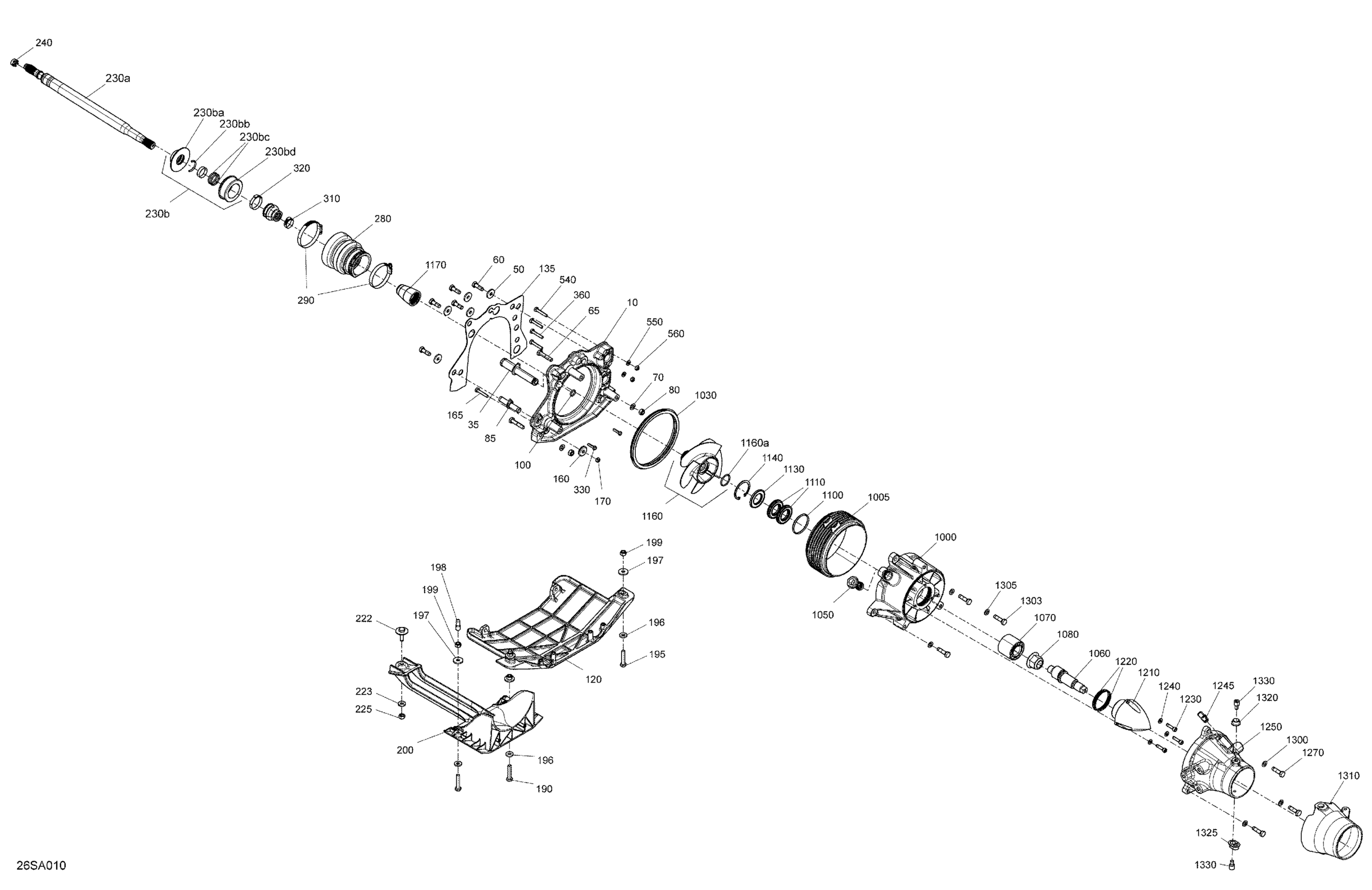 Схема узла: Drive - Propulsion - Built from Nov 6