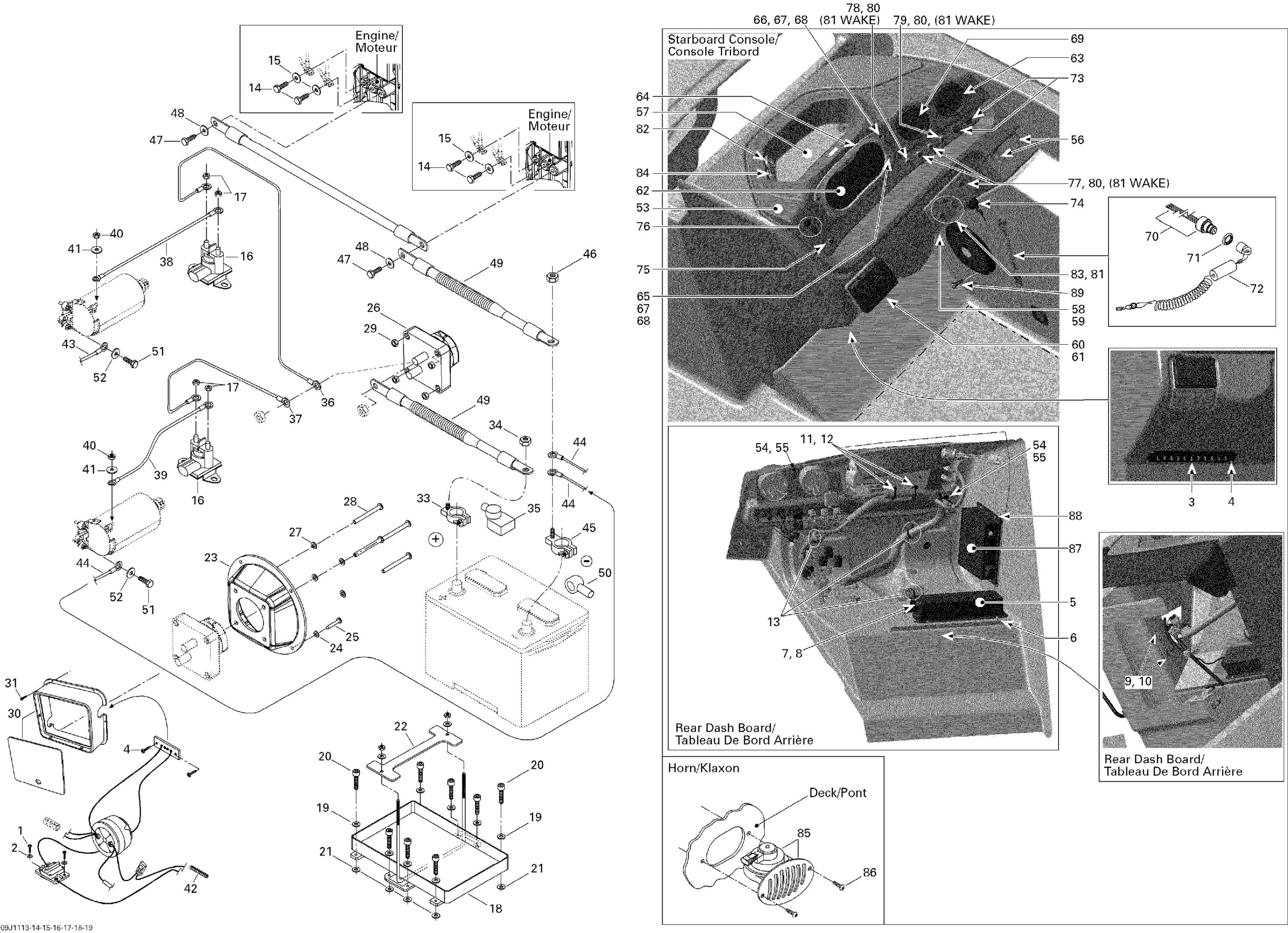 Electrical System Battery & Dash Board