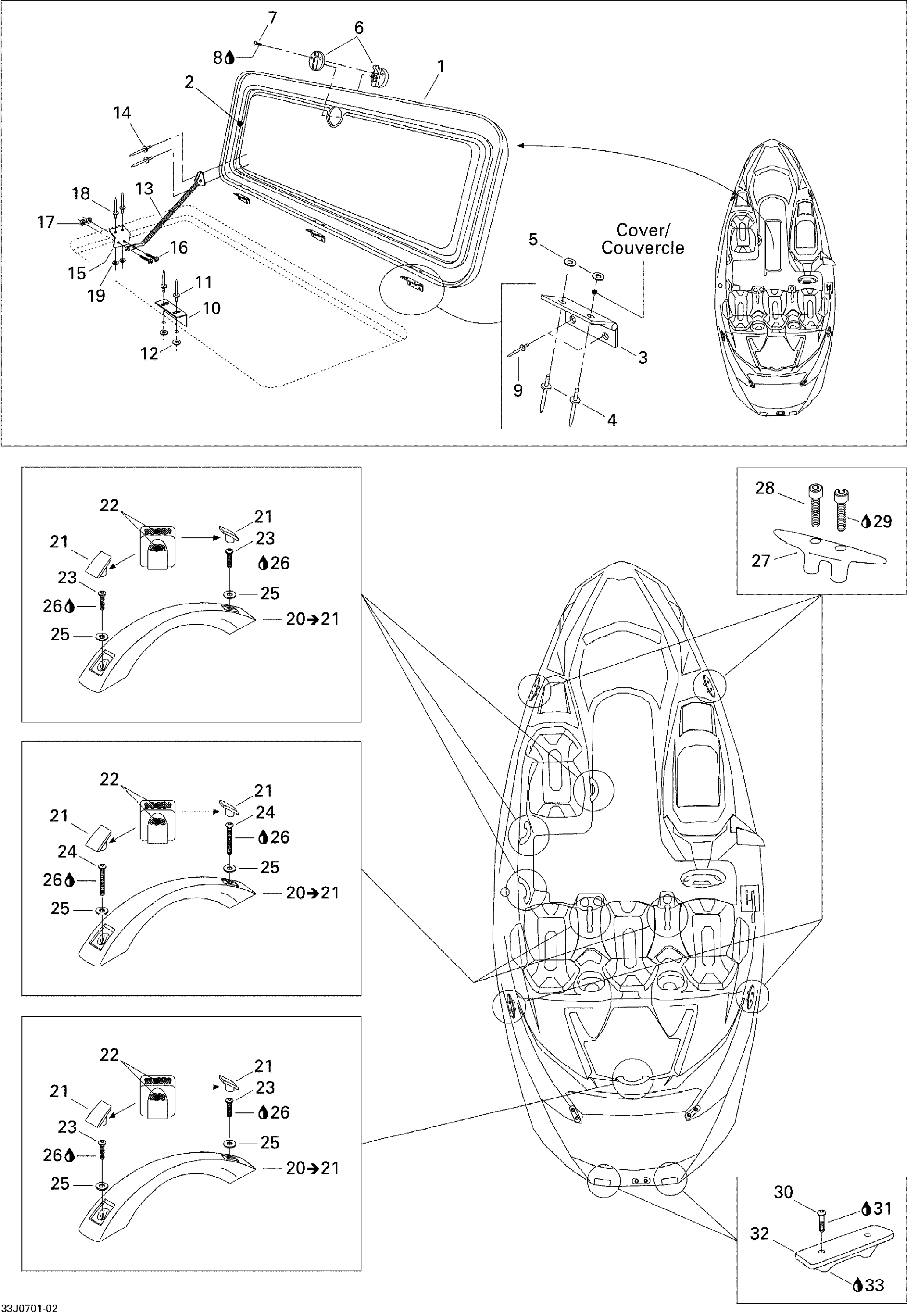 Central Cover And Accessories