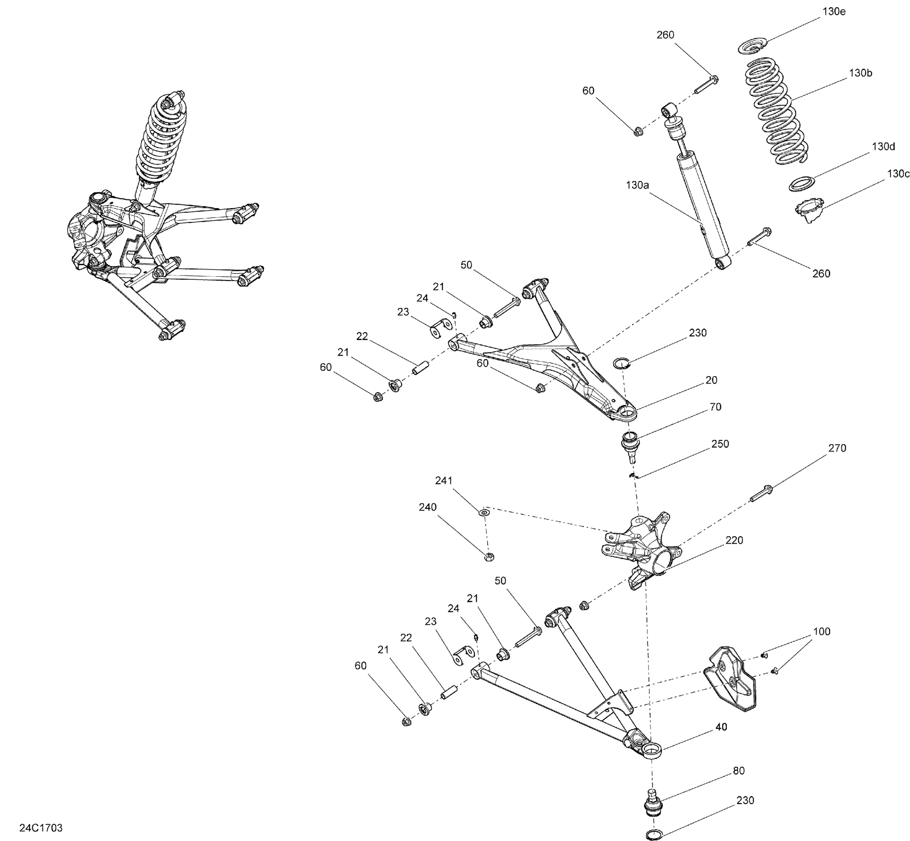 Схема узла: Front Suspension