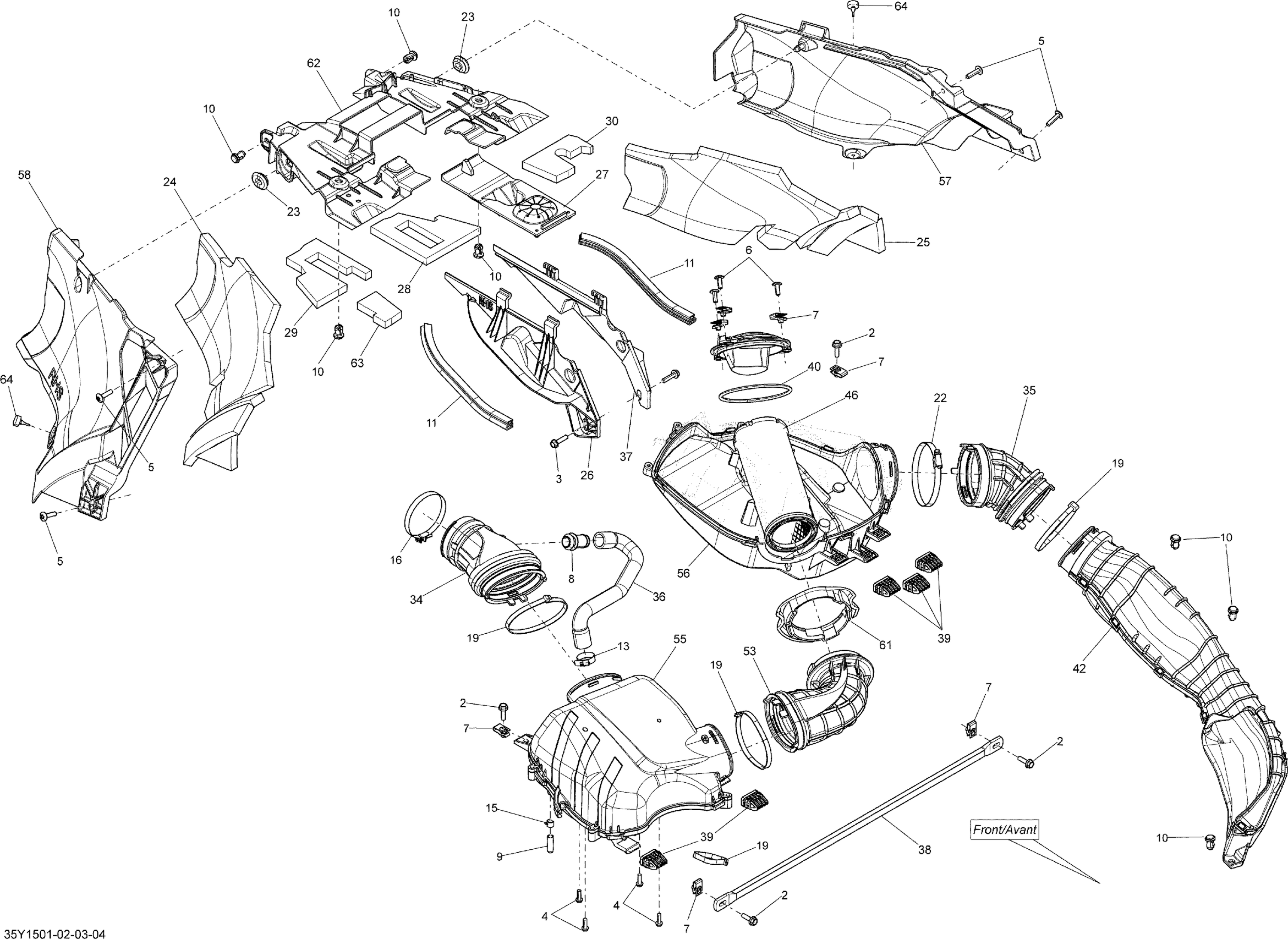 Схема узла: Air Intake _35Y1501