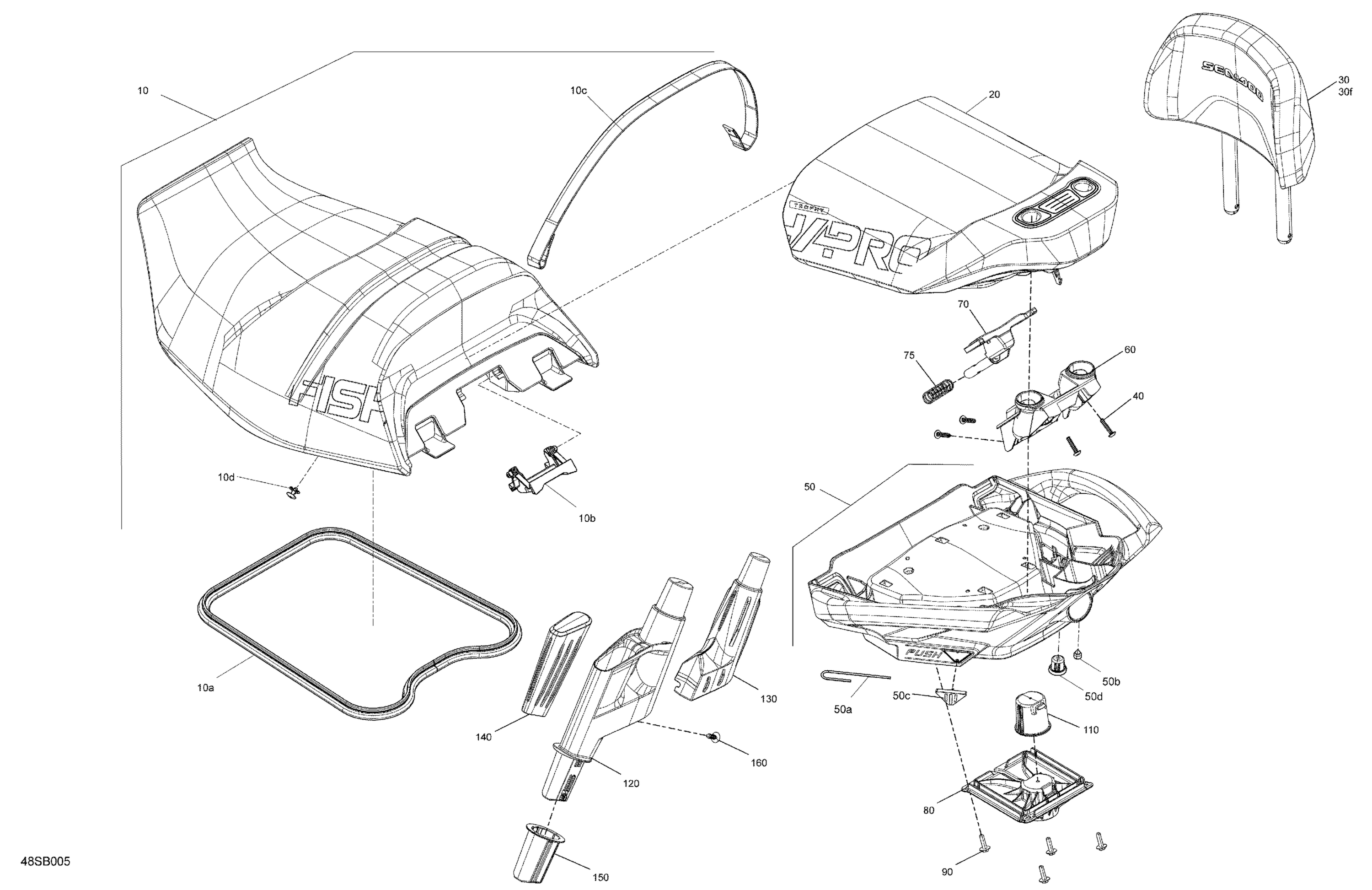 Схема узла: Body - Seat - n Model