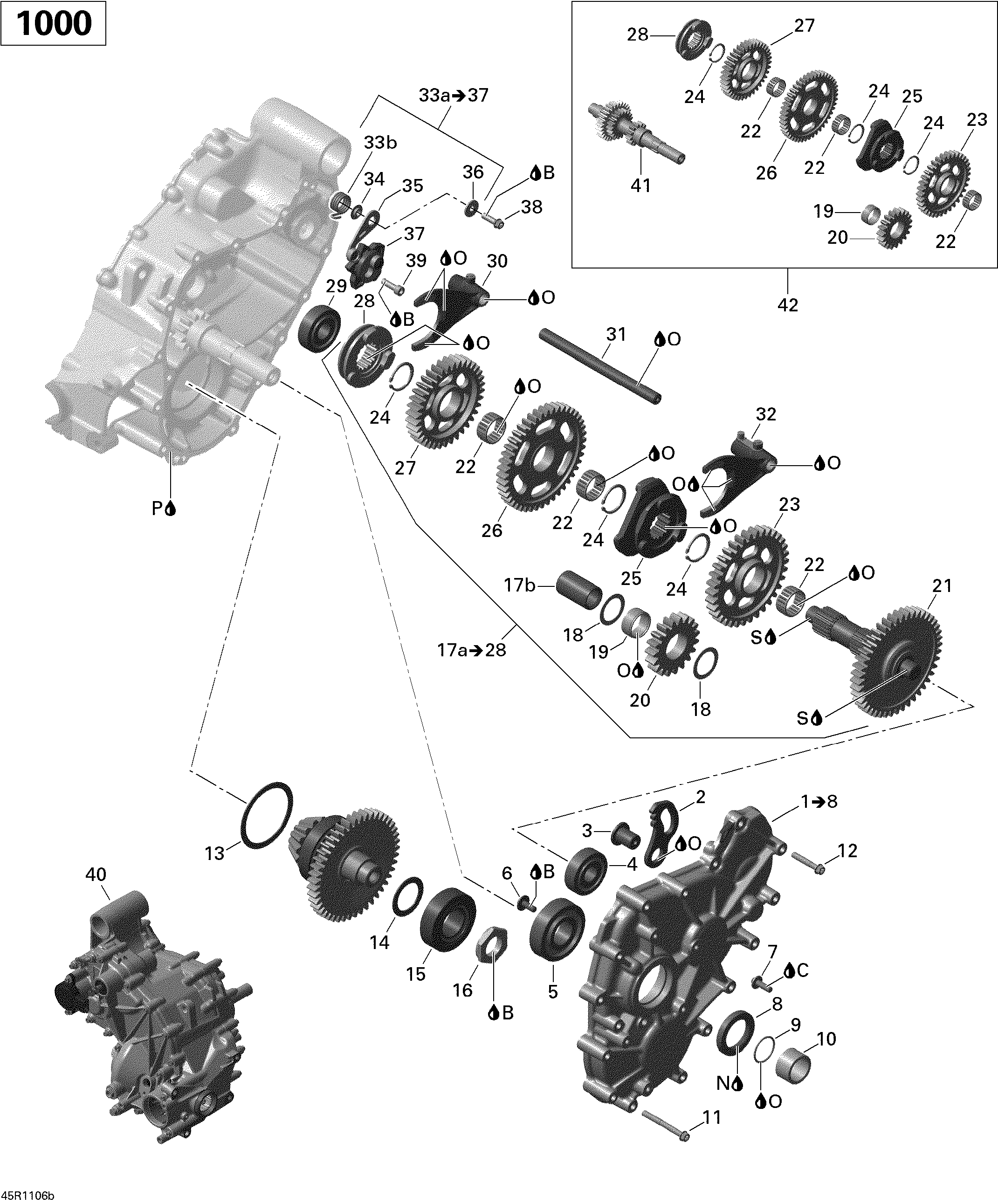 Схема узла: Gear Box 2_(Type 684788) (Type 684789)