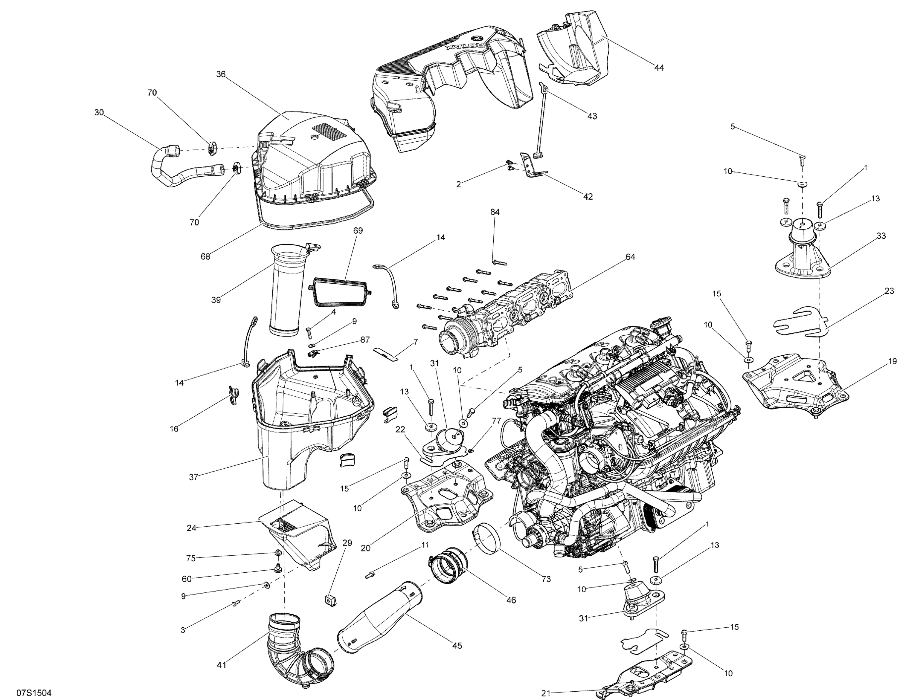 Схема узла: Engine _07S1504