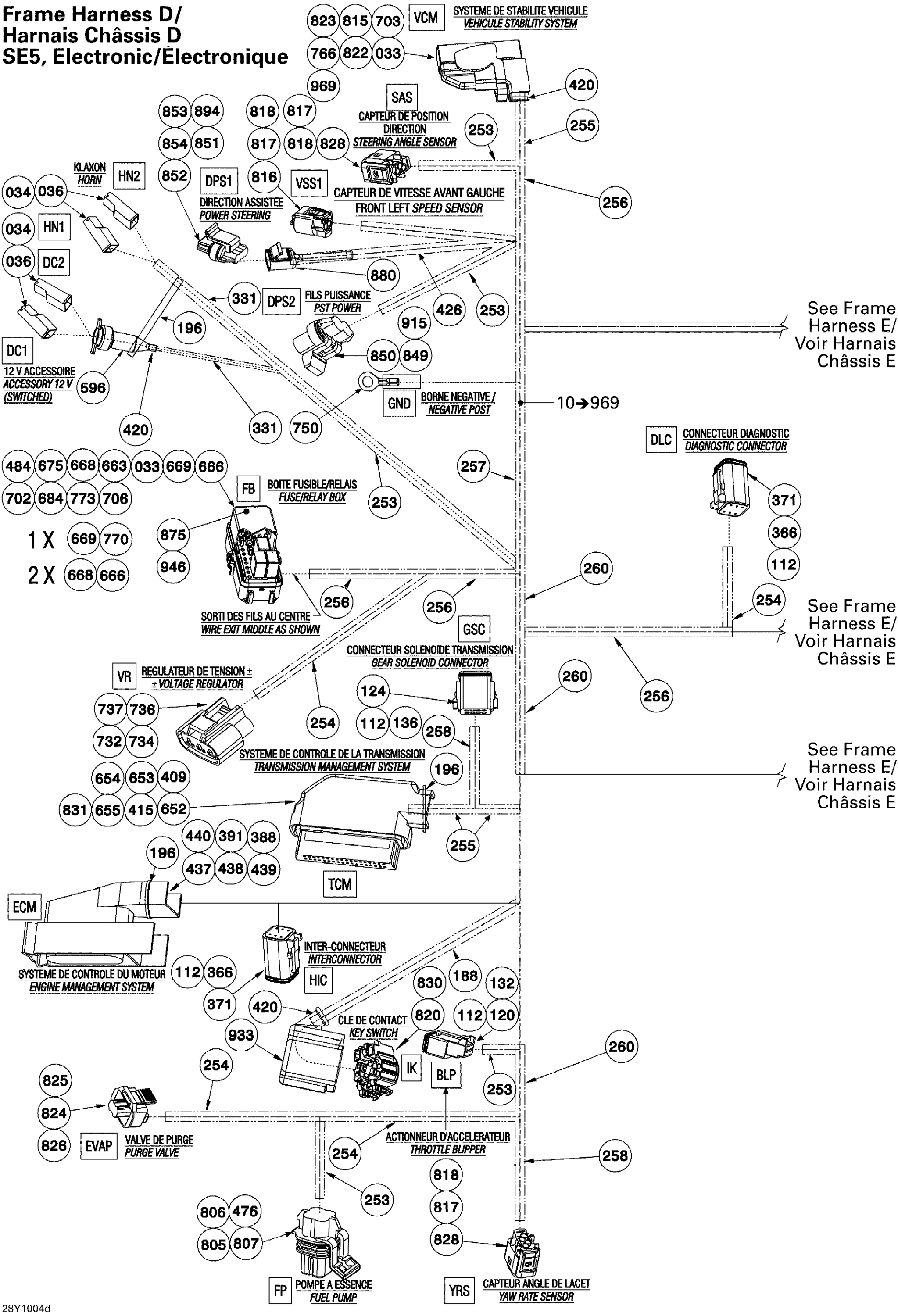 Frame Harness D_SE5 Electronic