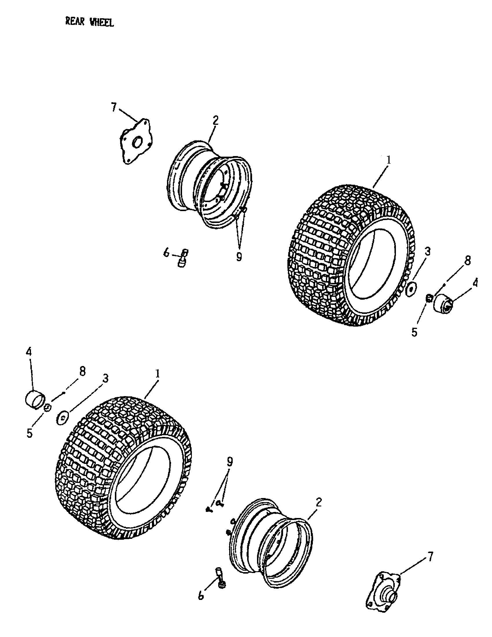 Rear Wheel 166-18