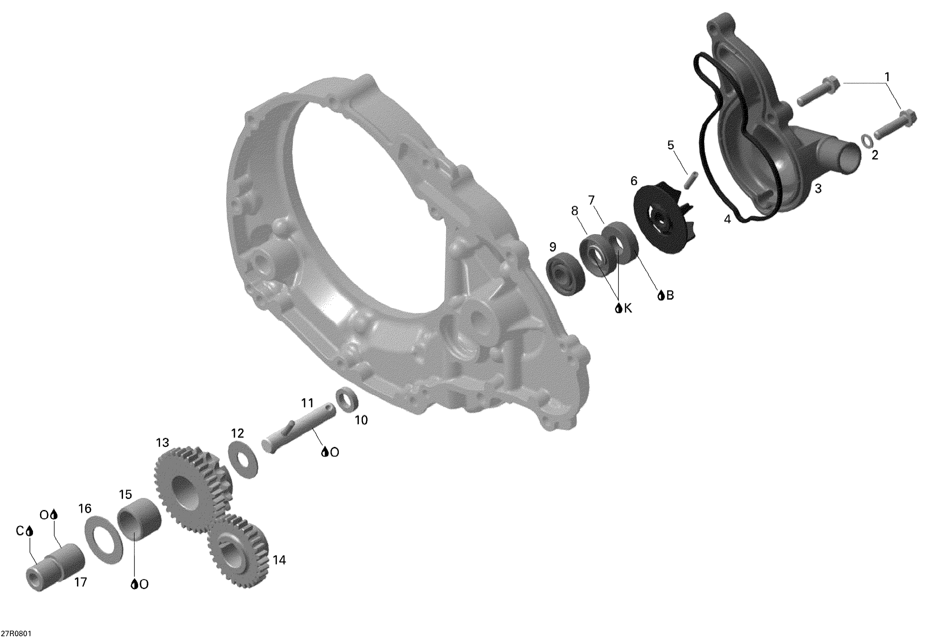Схема узла: Engine Cooling