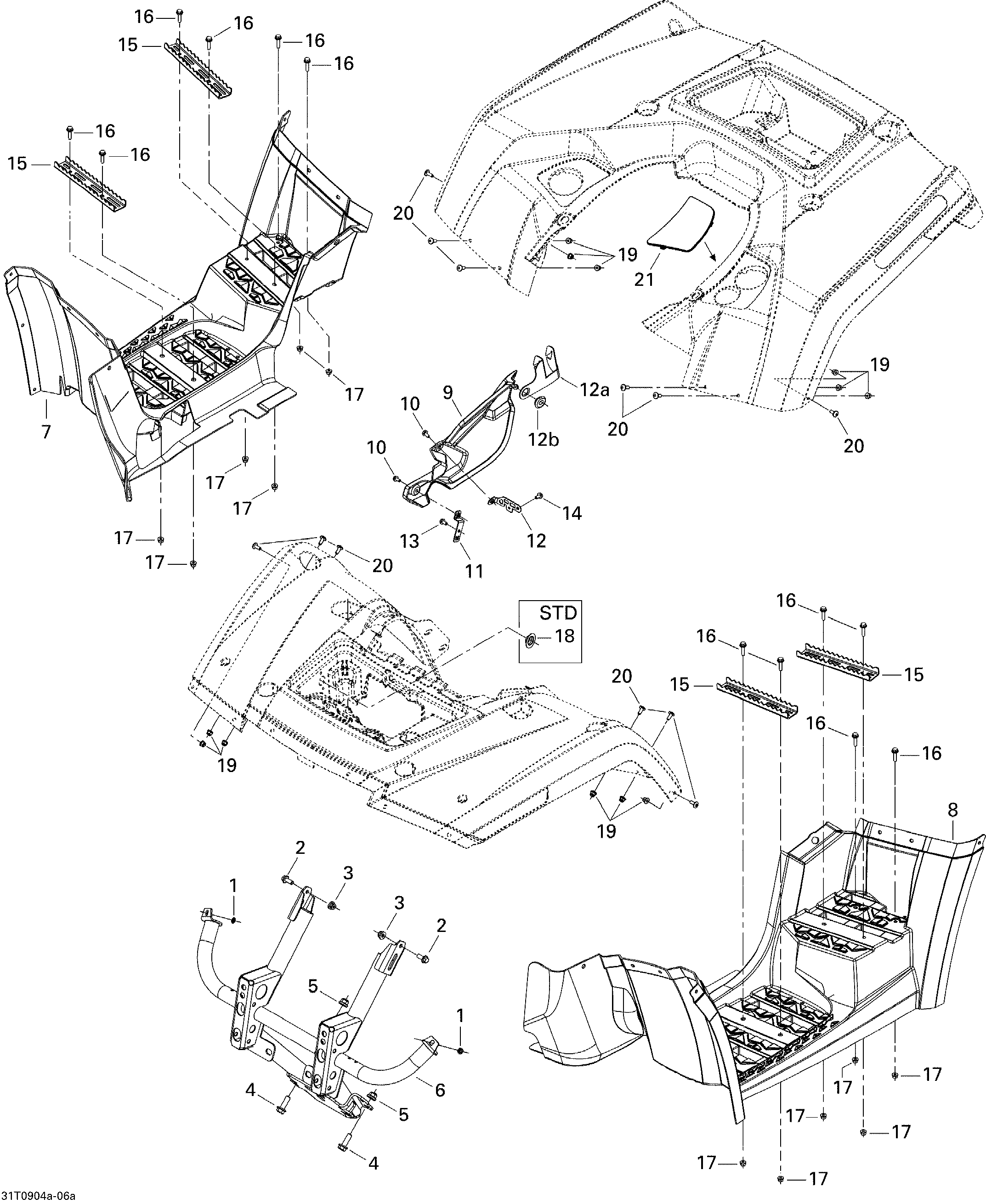 Схема узла: Body And Accessories 1, STD