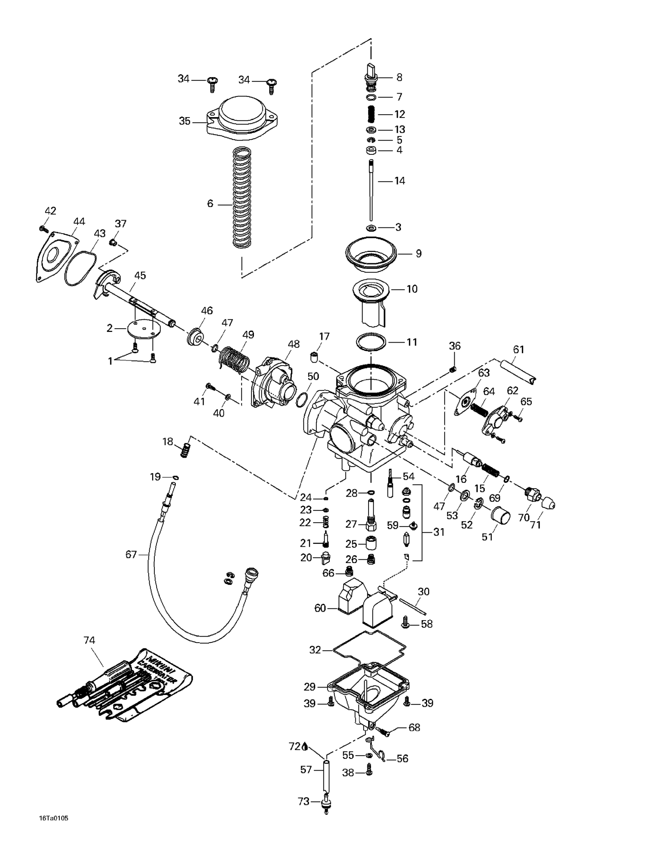 Схема узла: Carburetor