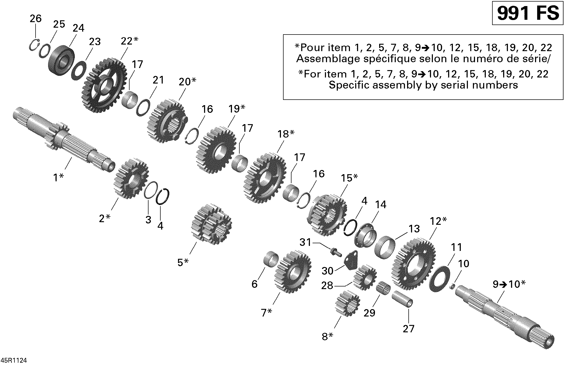 Схема узла: Gear Box