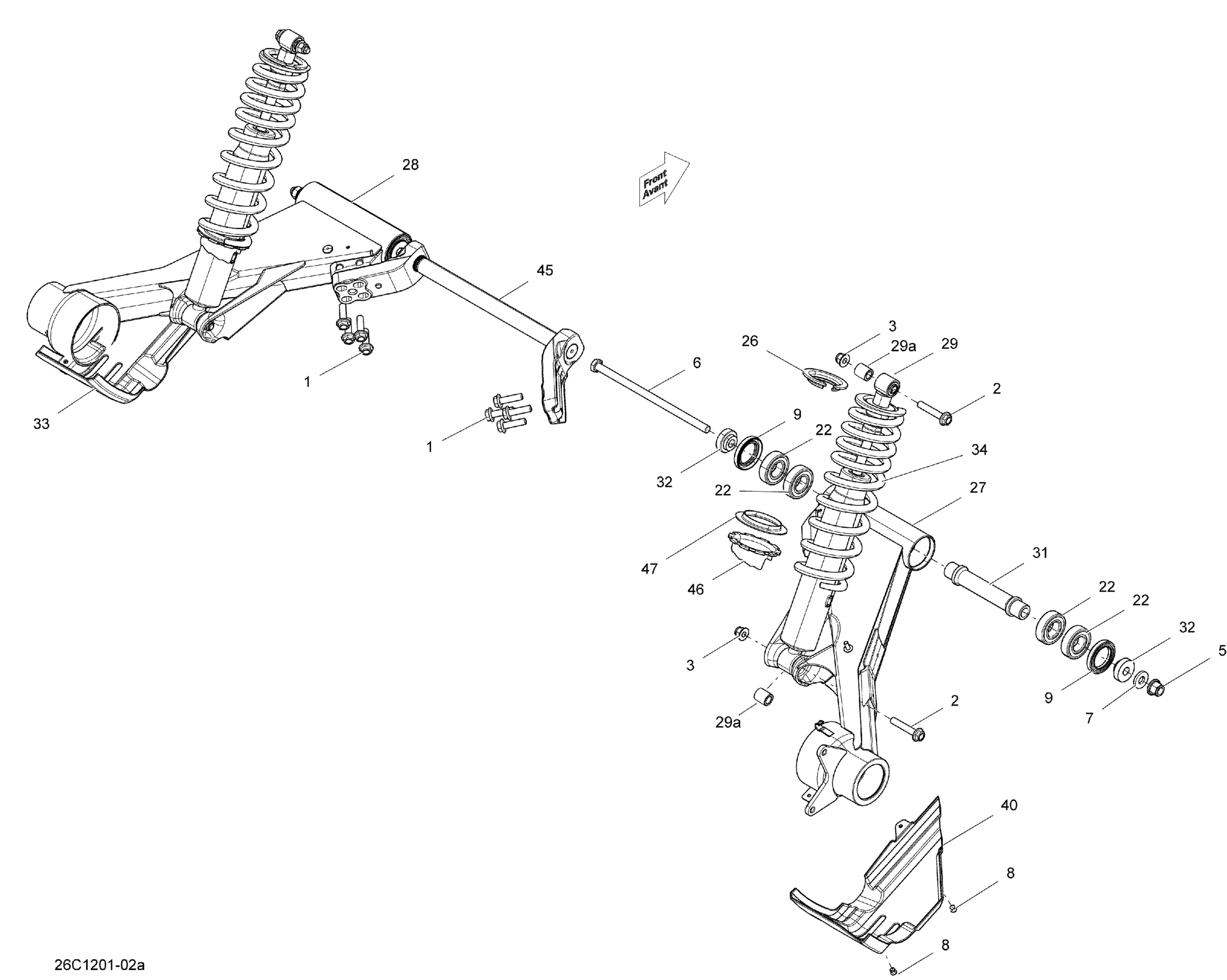 Схема узла: Rear Suspension
