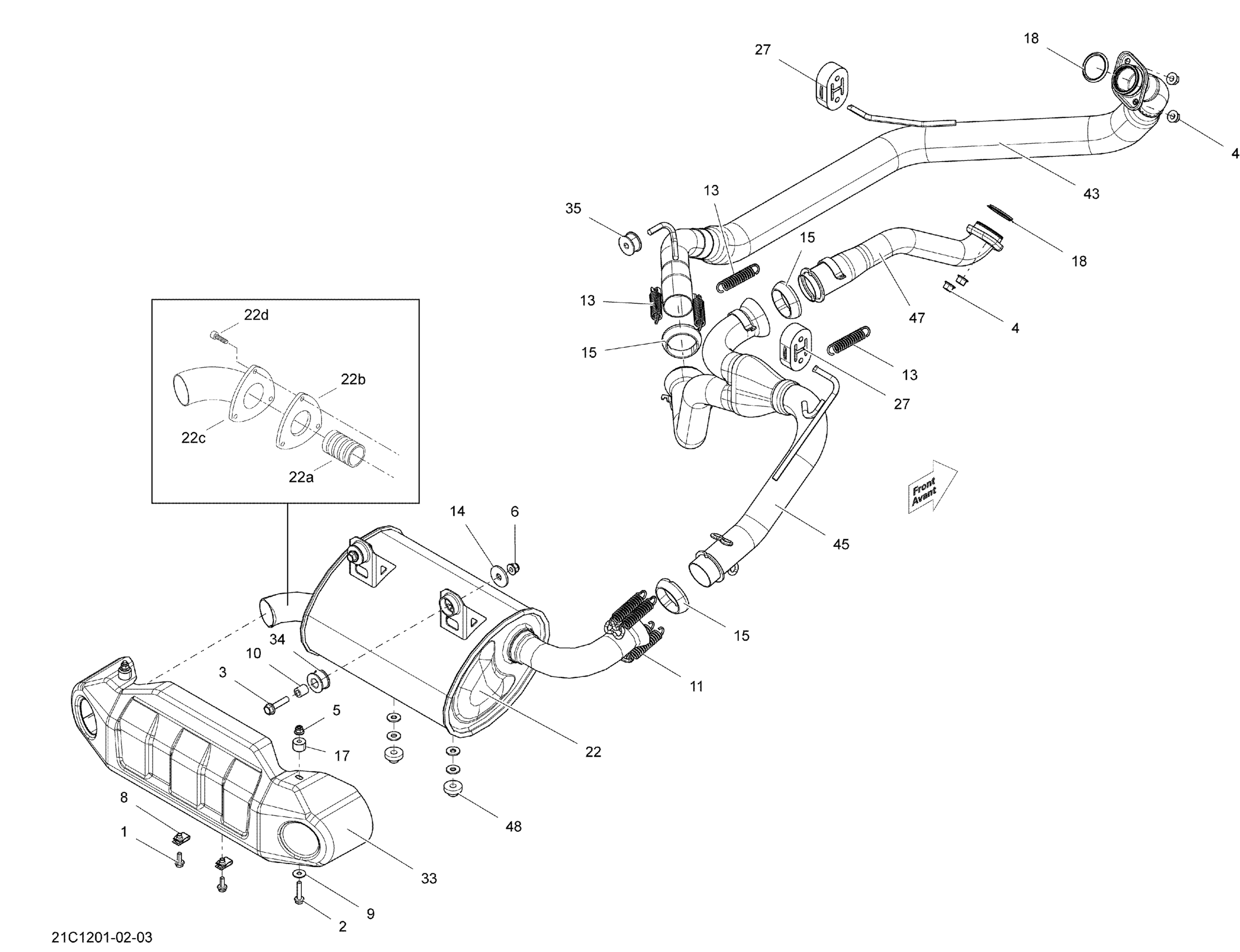 Схема узла: Exhaust System