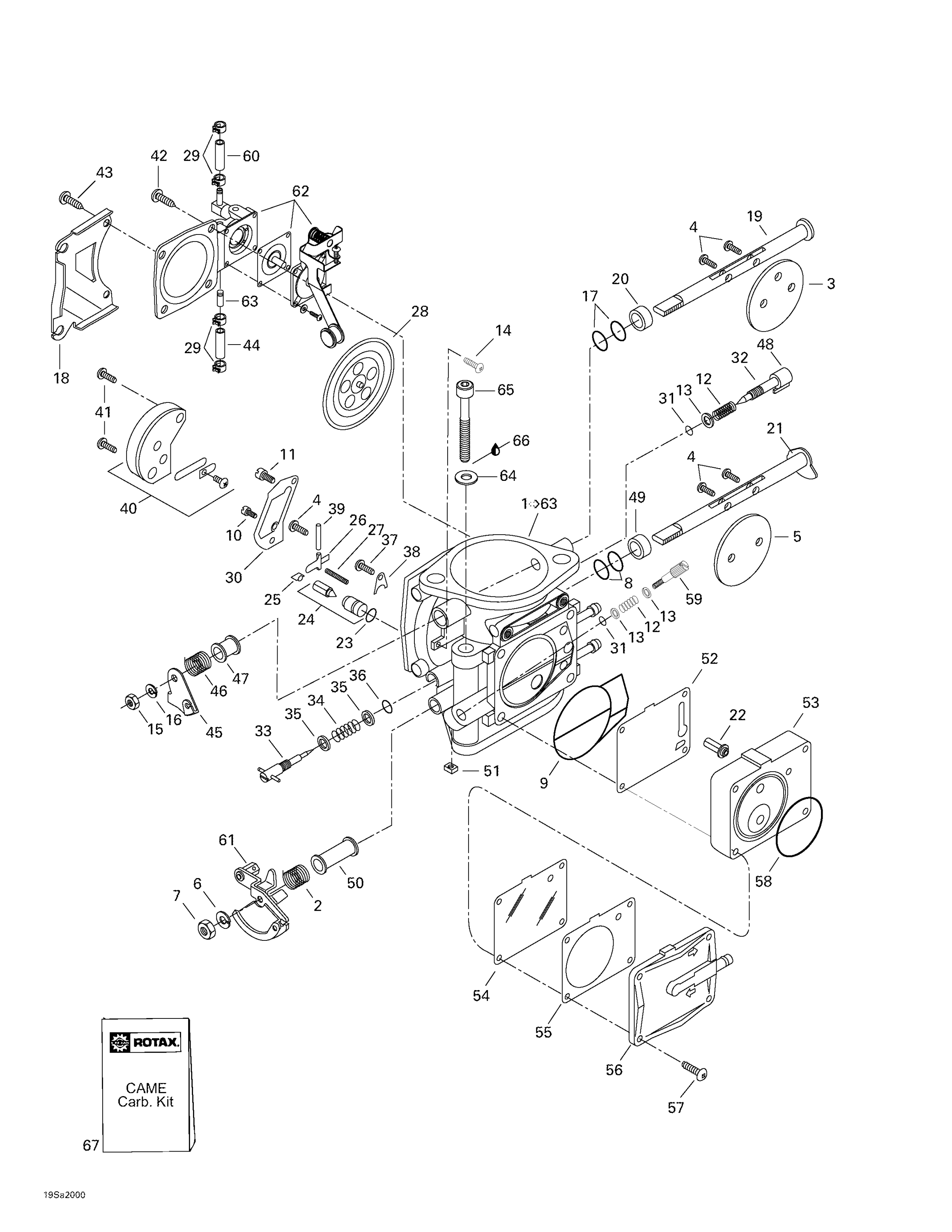 Carburetor (single, Mikuni)