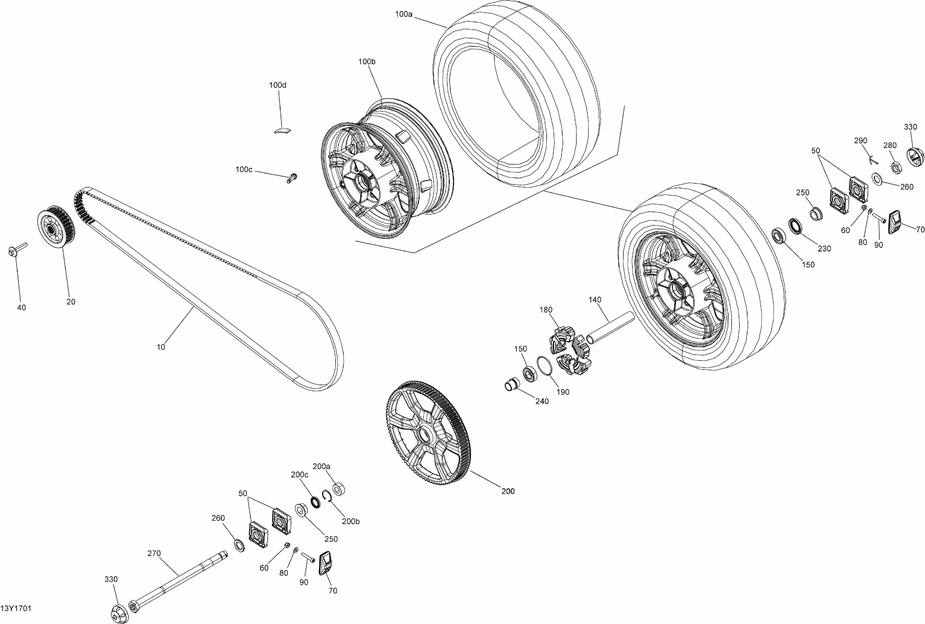 Drive System, Rear - All Models
