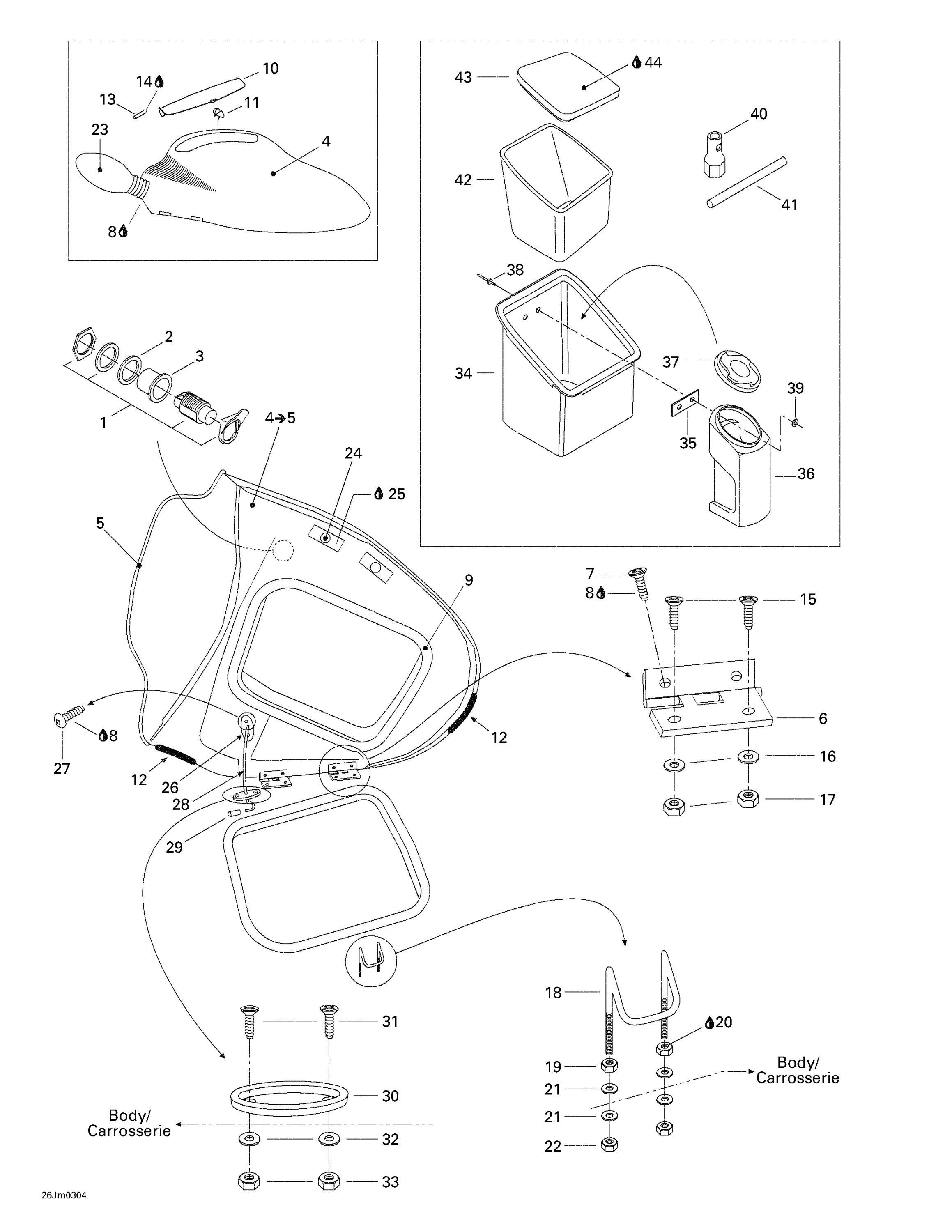 Front Storage Compartment