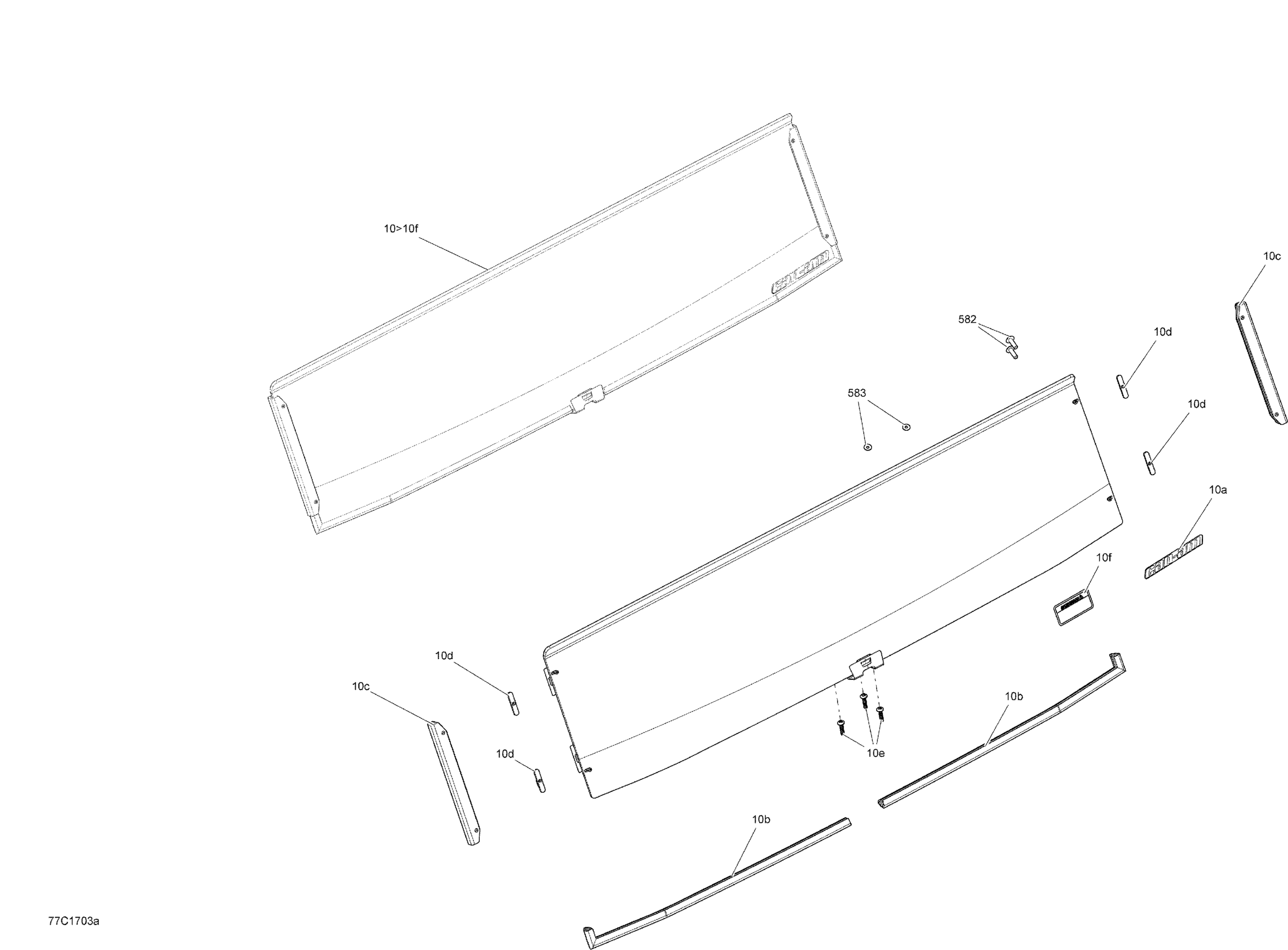 Схема узла: Cab Exterior - Hunter Package
