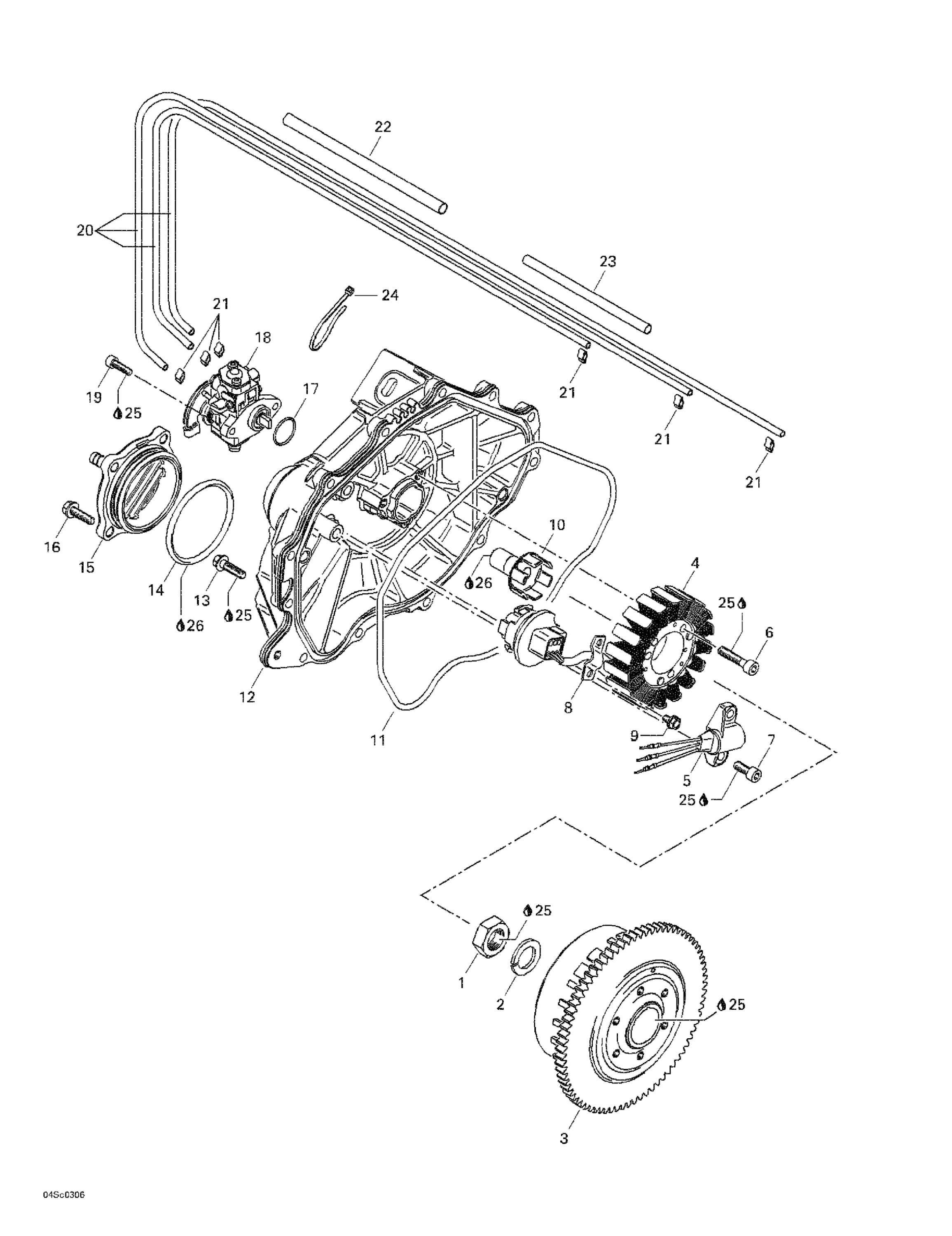 Magneto, Oil Pump