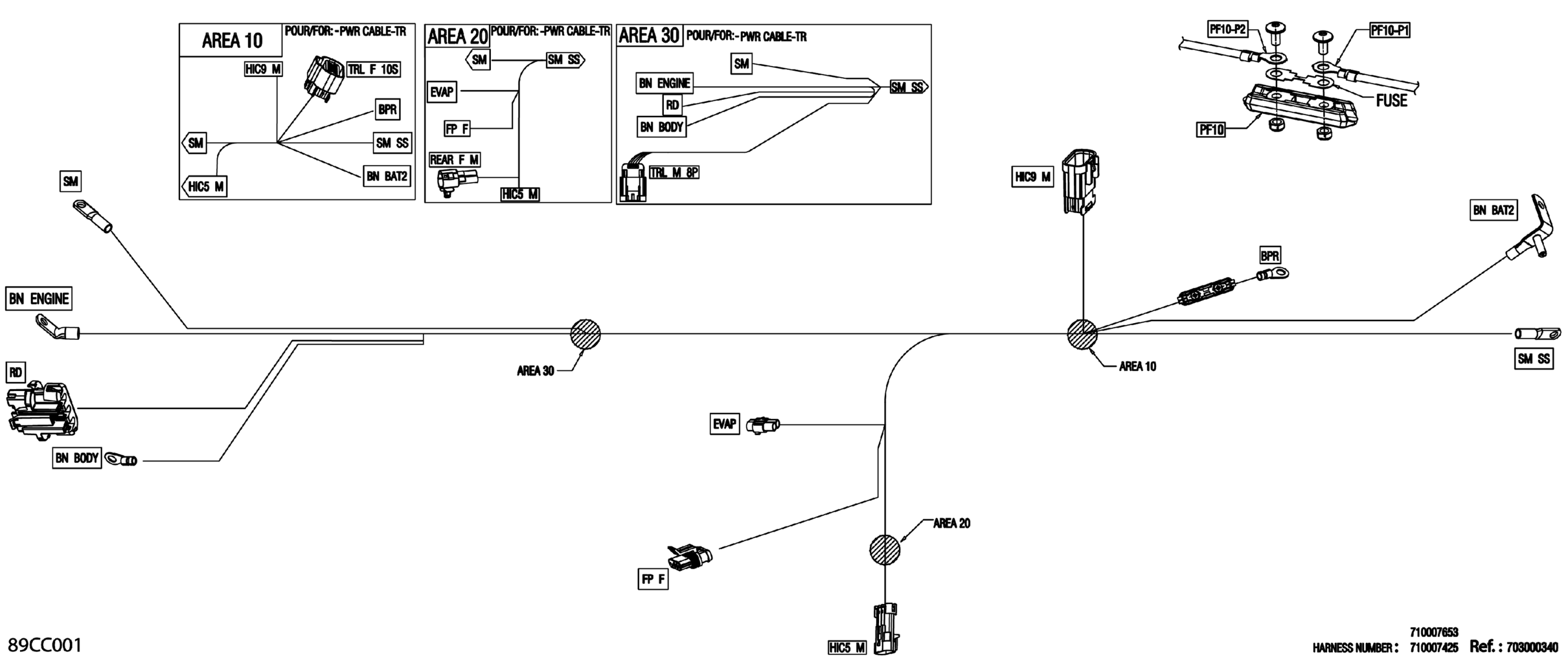 Electric - Voltage Regulator Wiring Harness