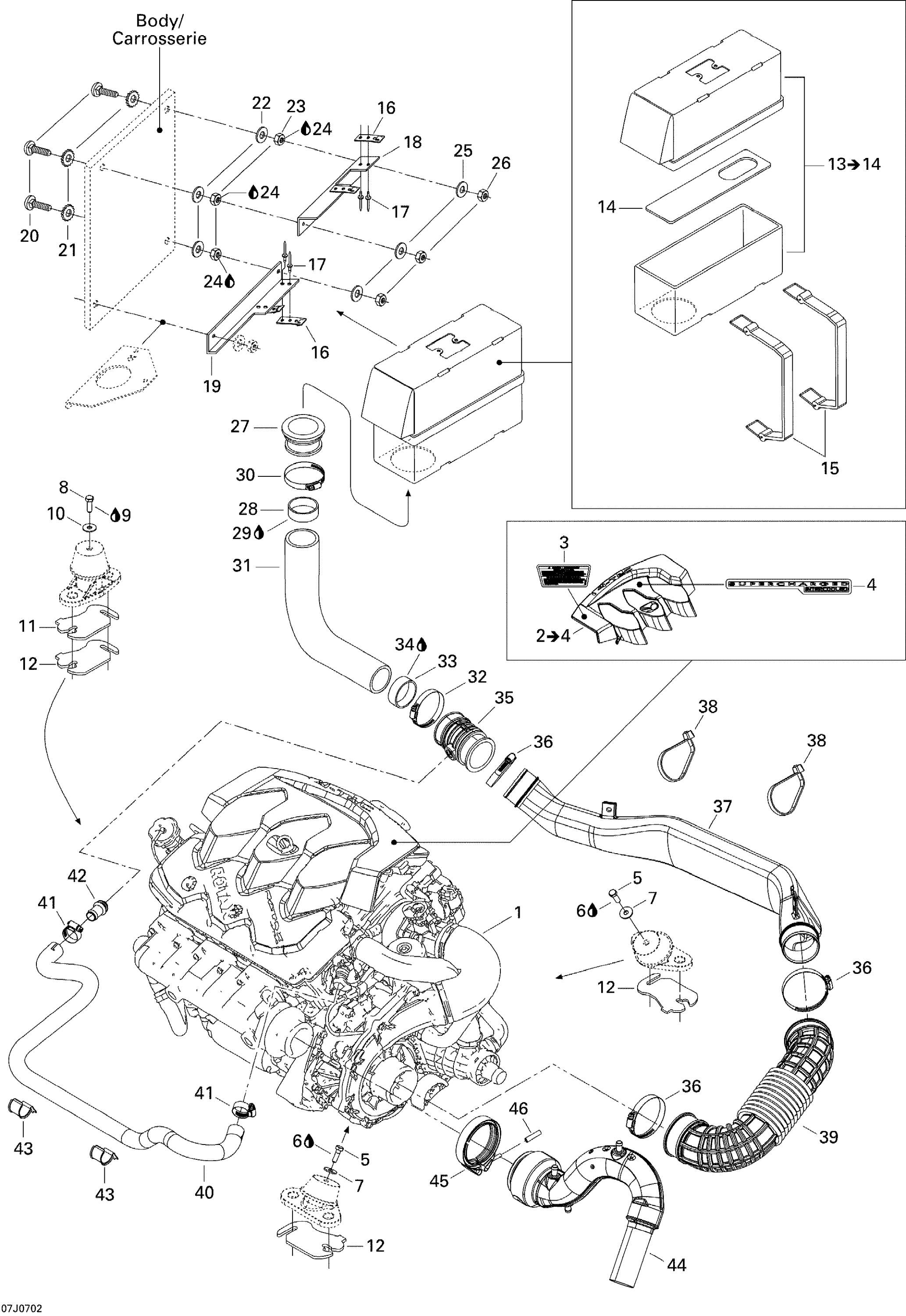 Engine And Air Intake Silencer