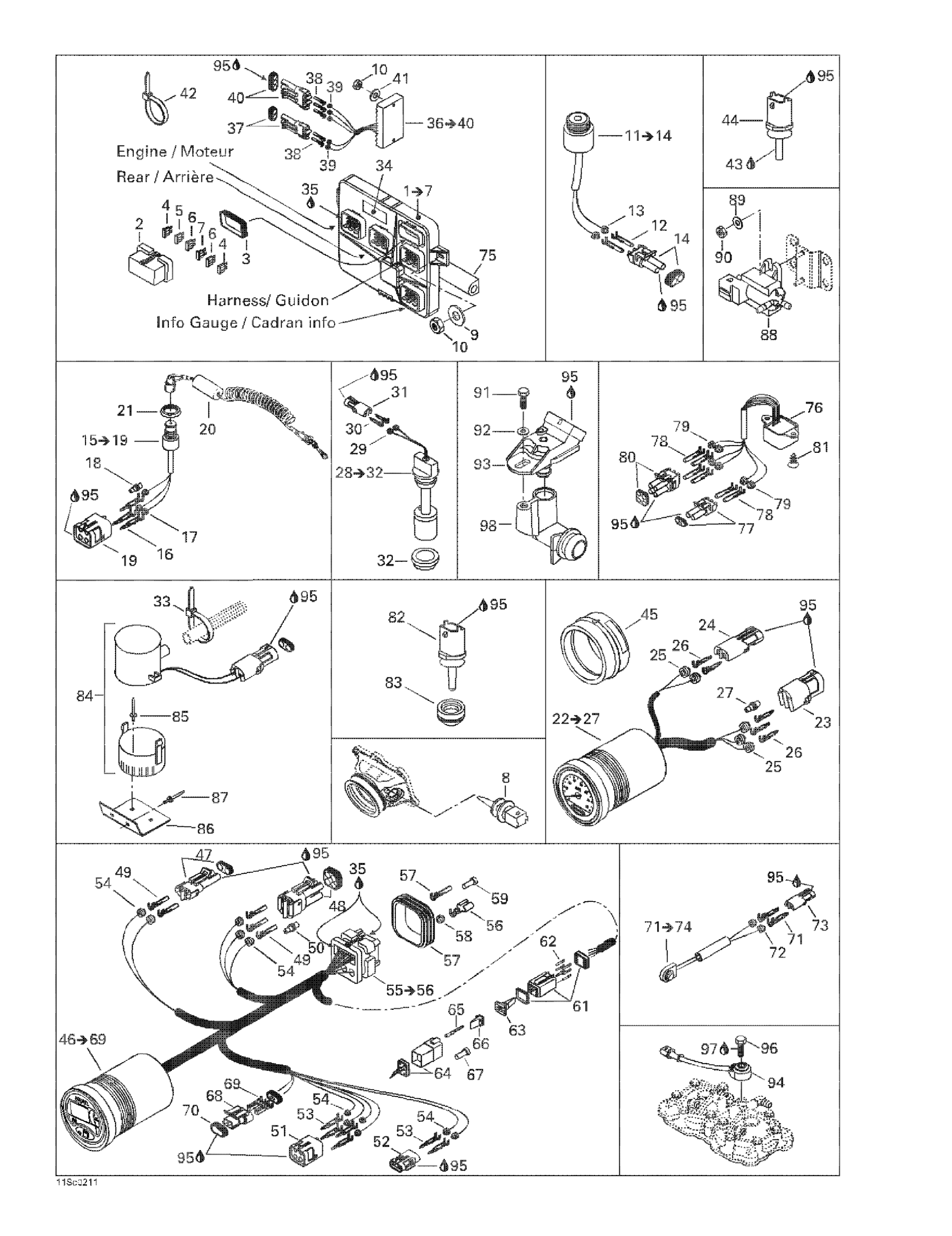 Схема узла: Electronic Module And Electrical Accessories