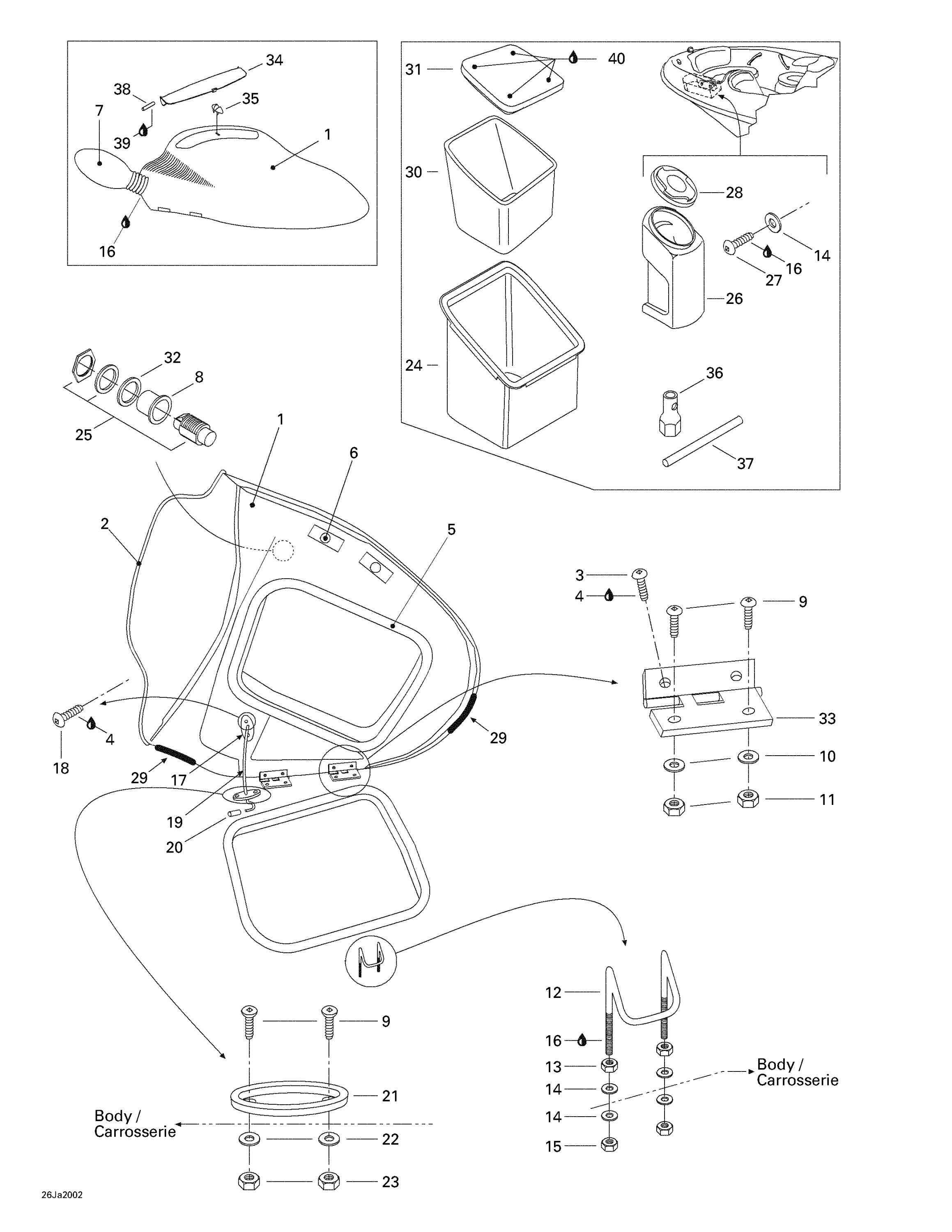 Front Storage Compartment