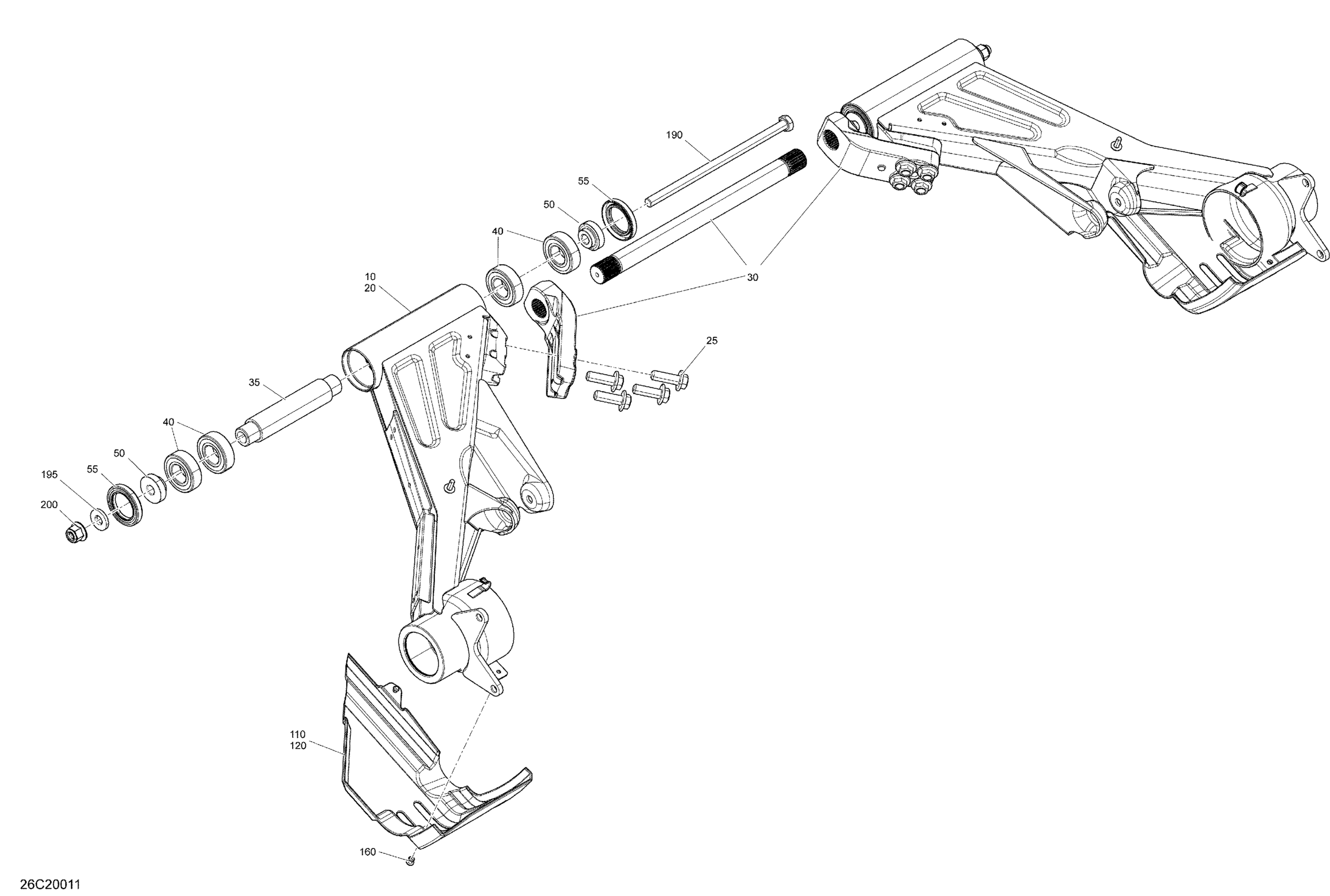 Схема узла: Rear Suspension