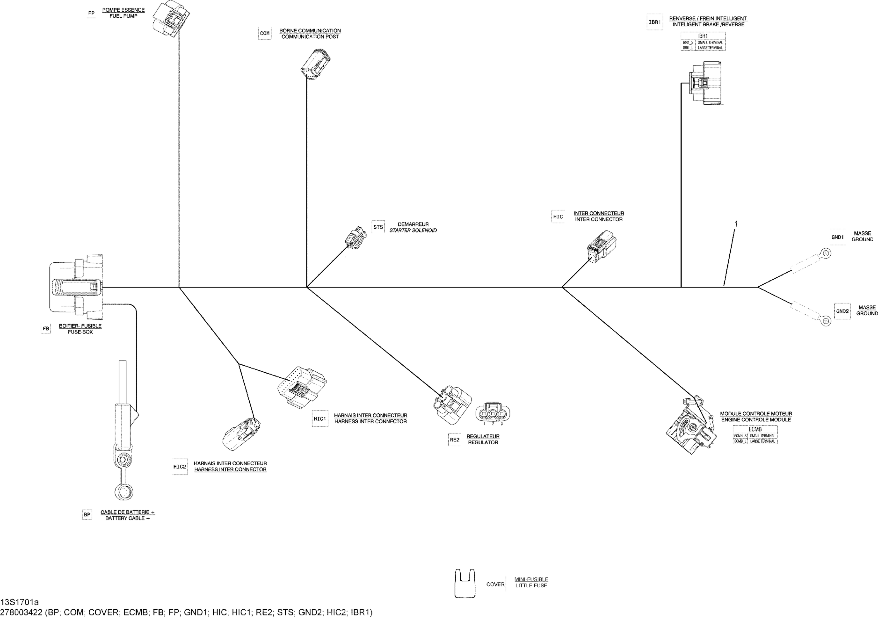Main Harness - 278003422 - with iBR