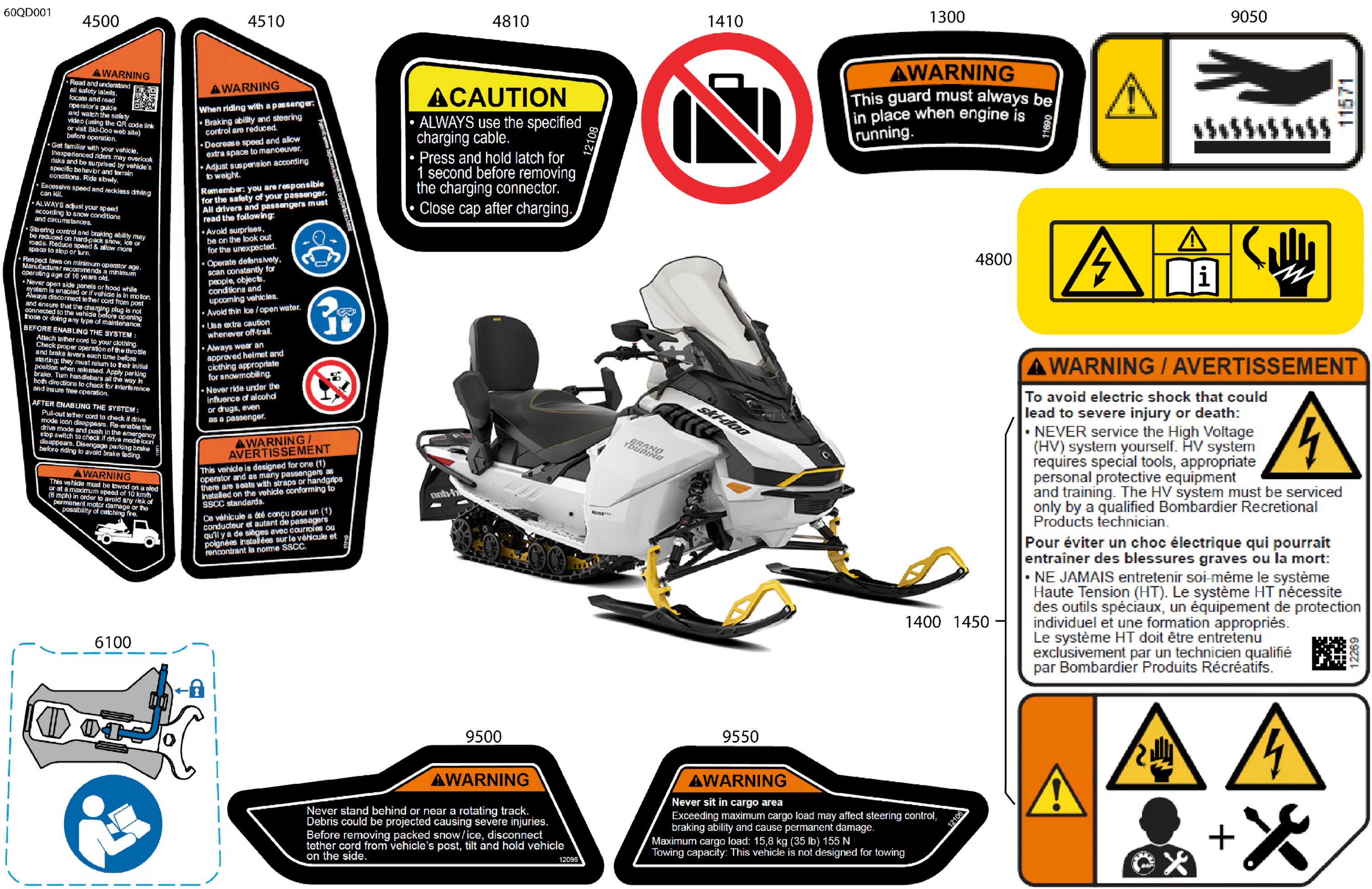 Схема узла: Body - Warning Decals