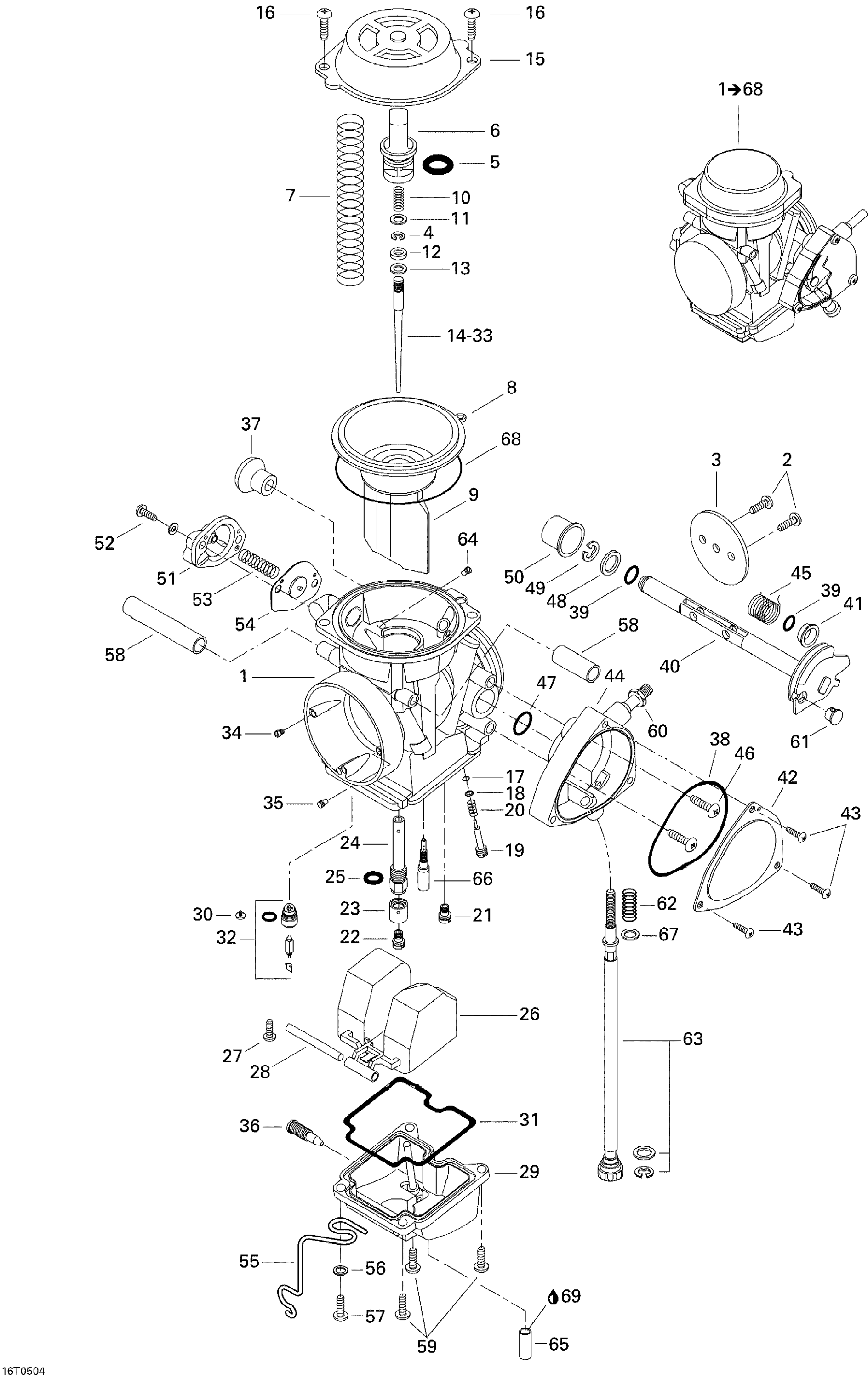 Схема узла: Carburetor