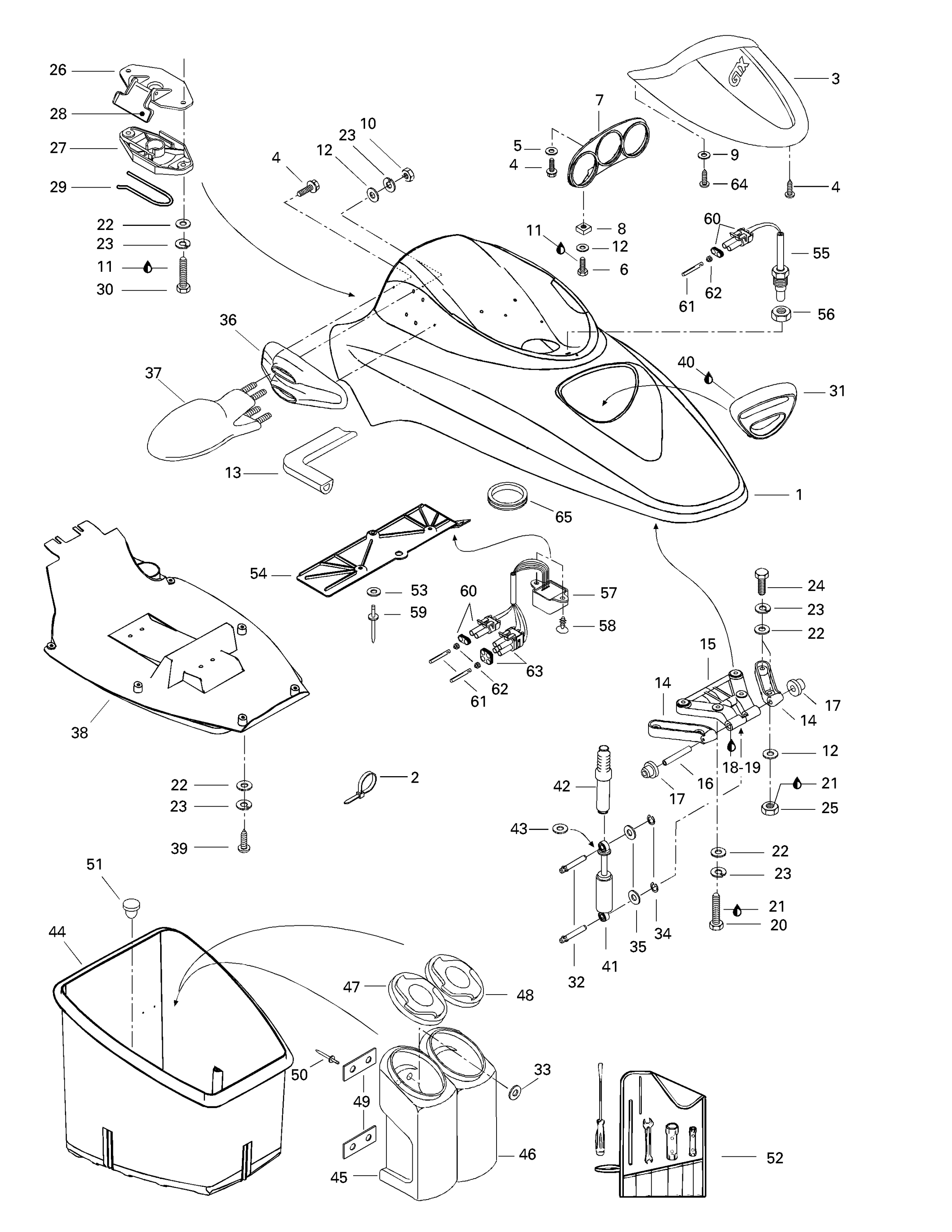 Front Storage Compartment