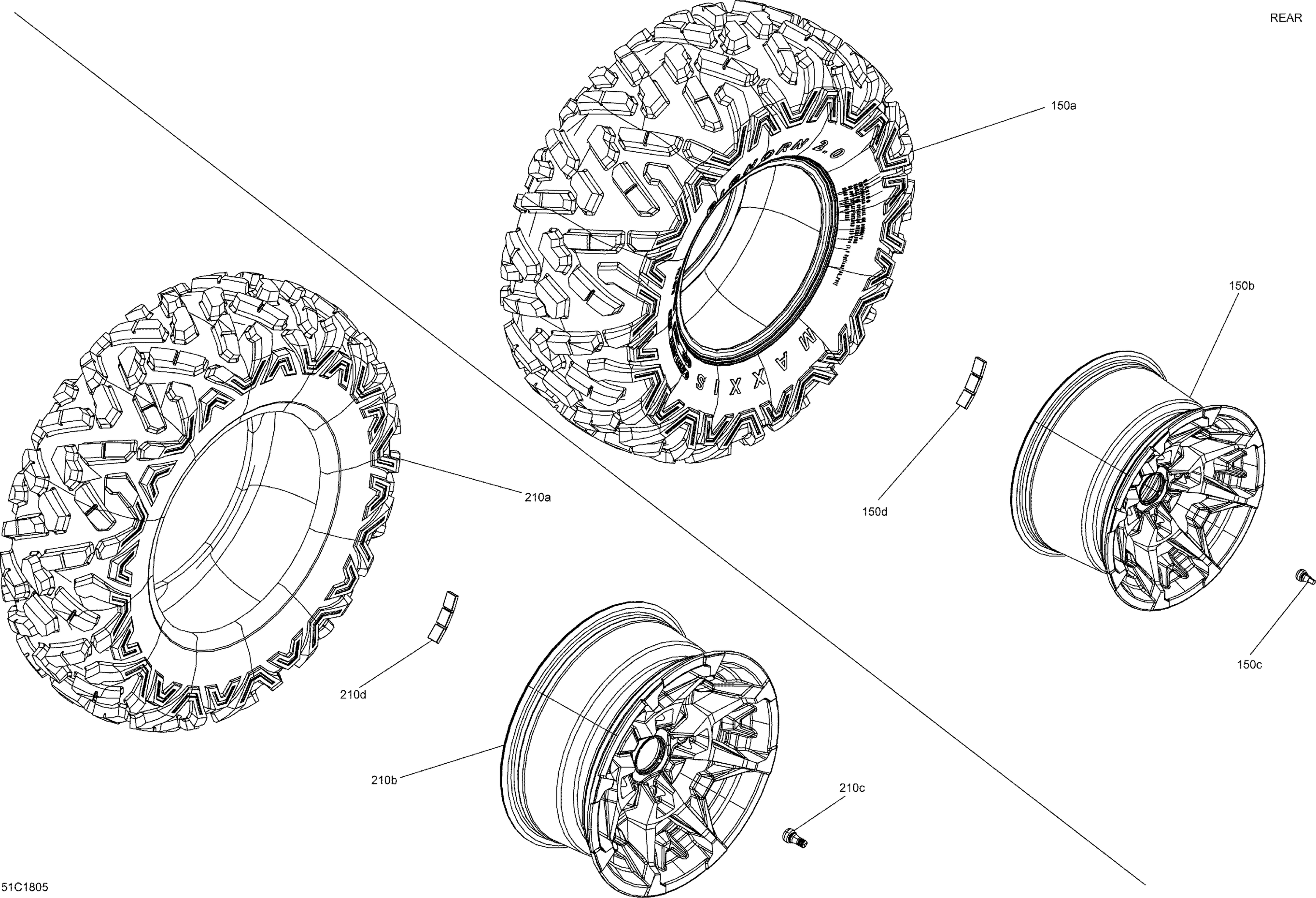 Wheels And Tires Commander - Package XT
