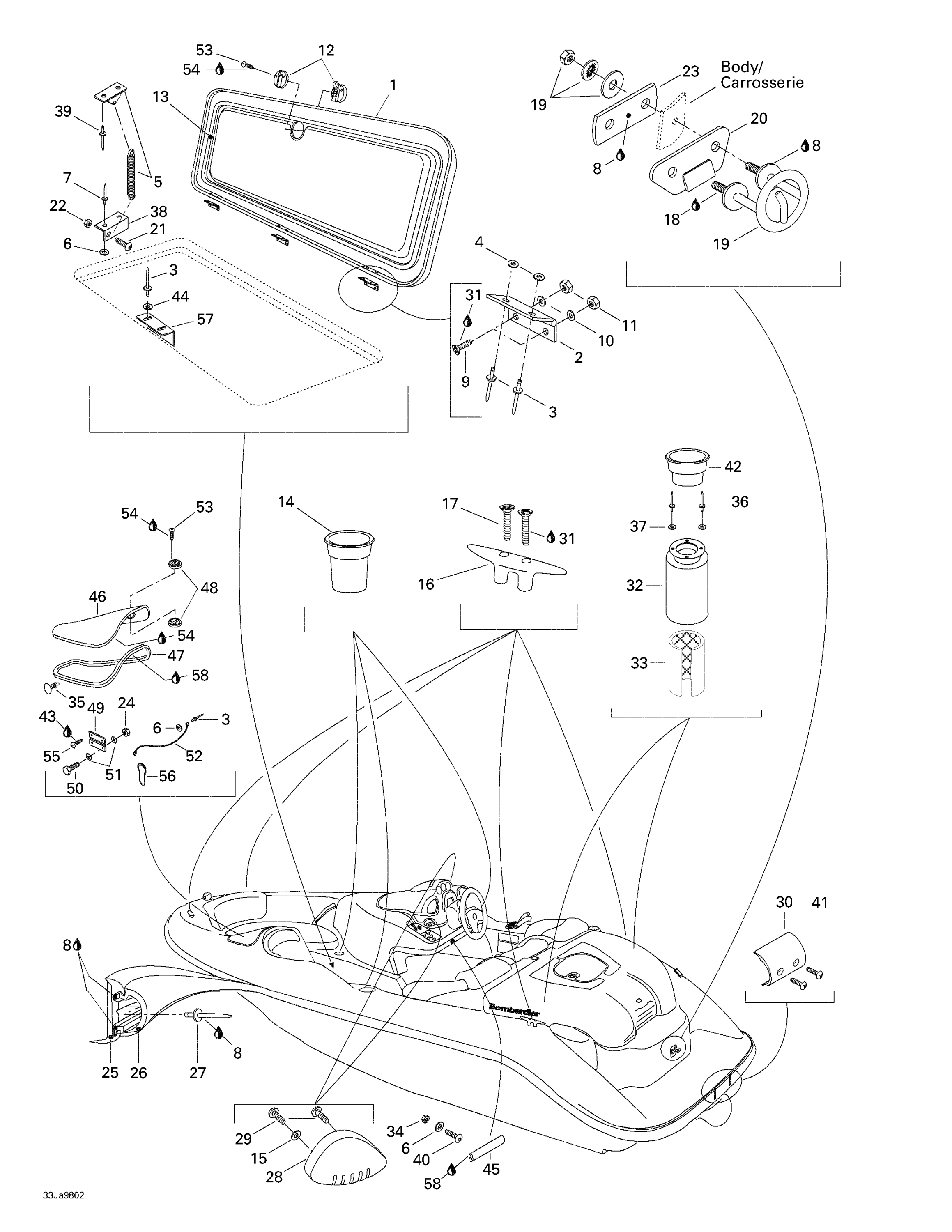Central Cover And Accessories