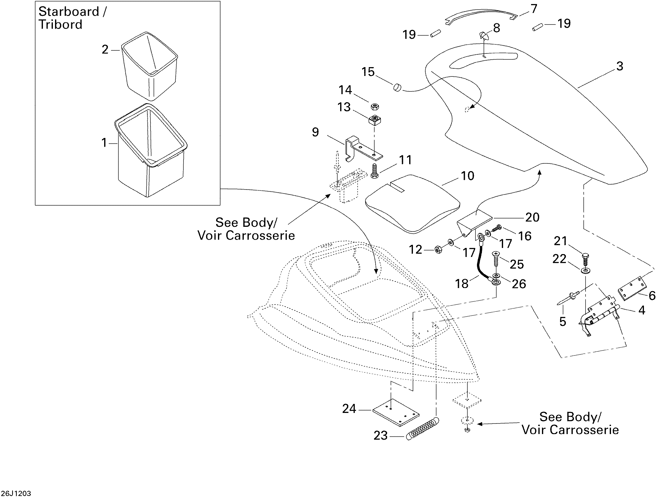 Storage Compartment, Front
