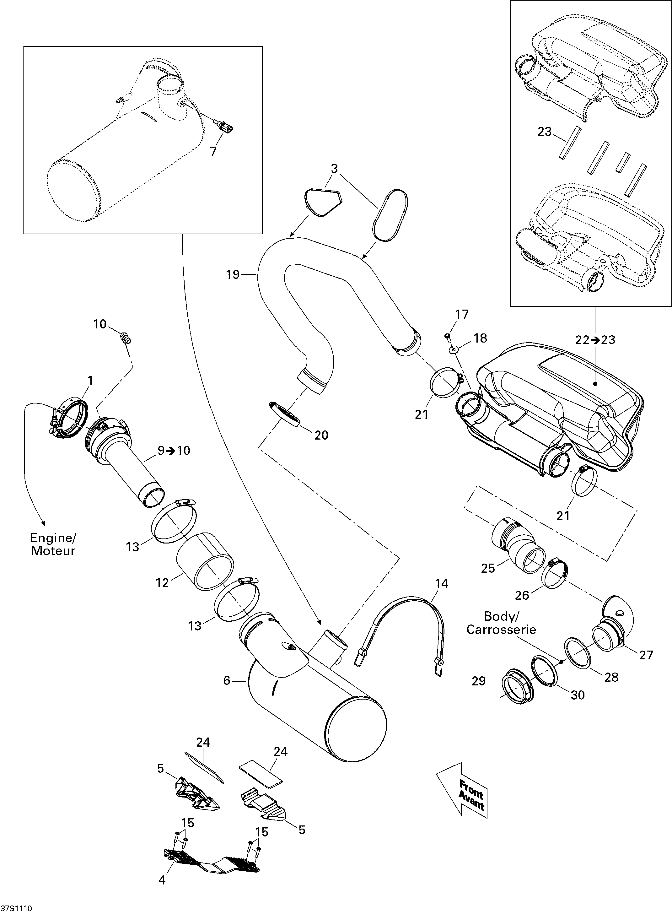 Схема узла: Exhaust System