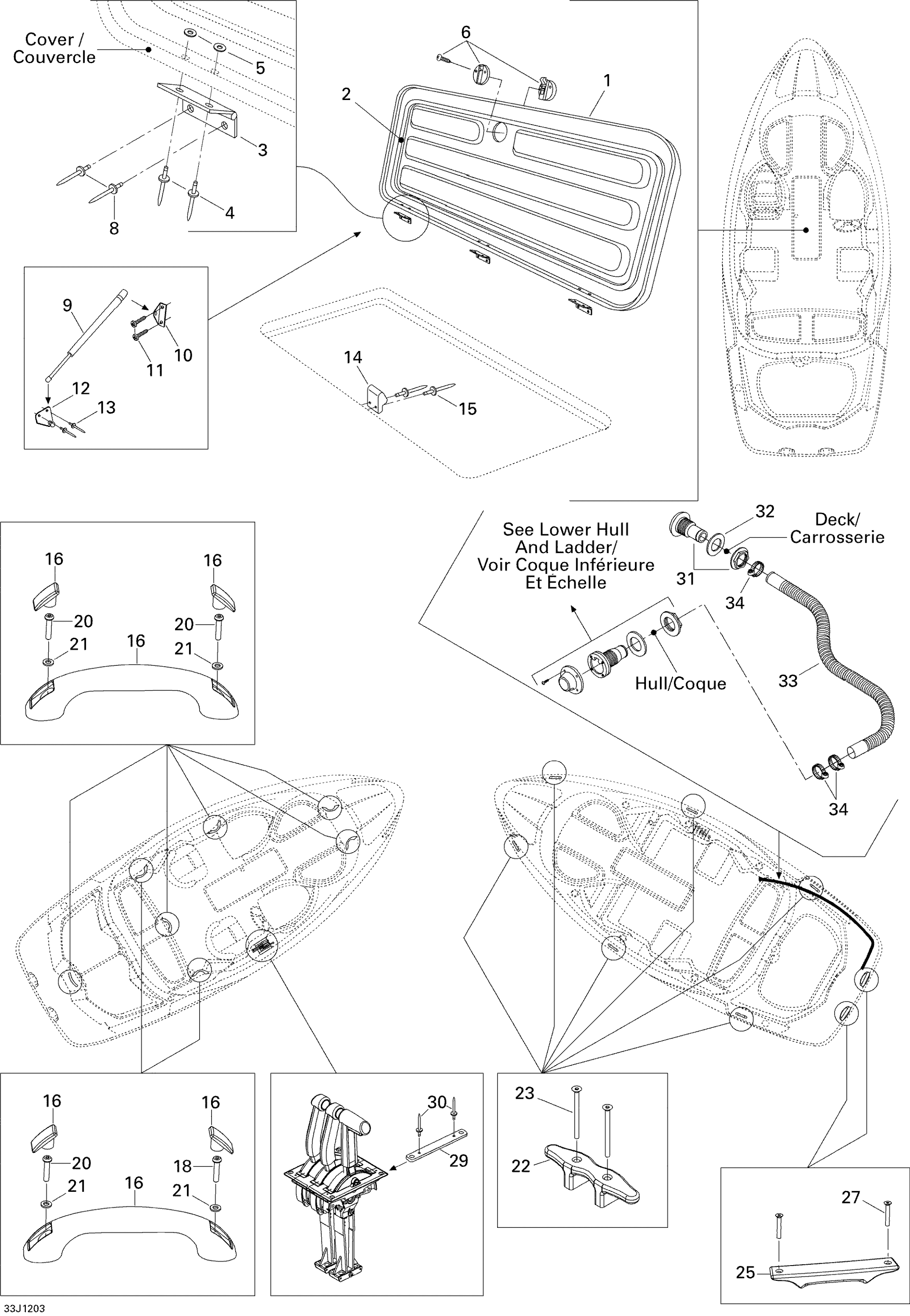 Схема узла: Central Cover And Accessories