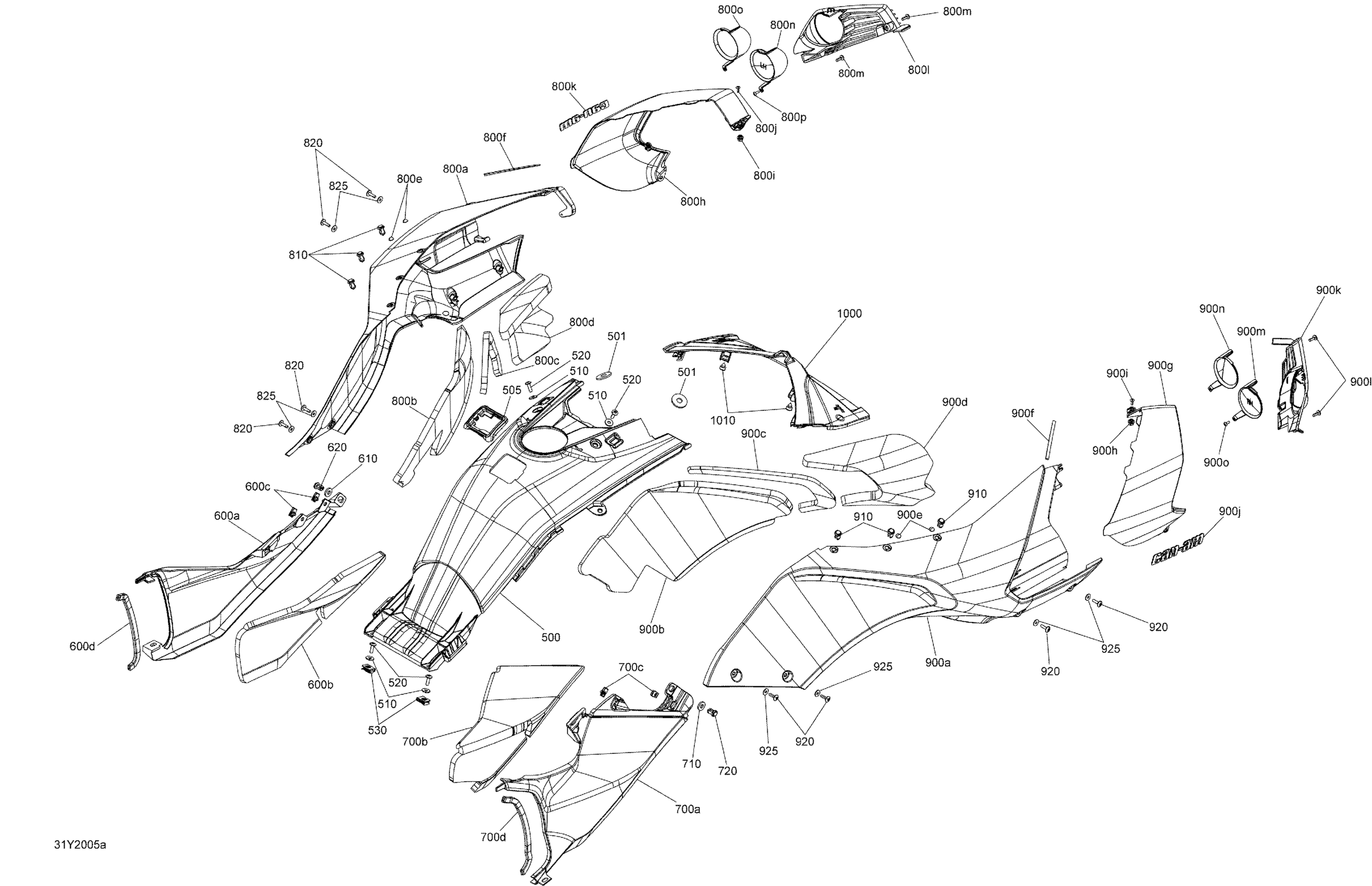 Схема узла: Body And Accessories Fairing