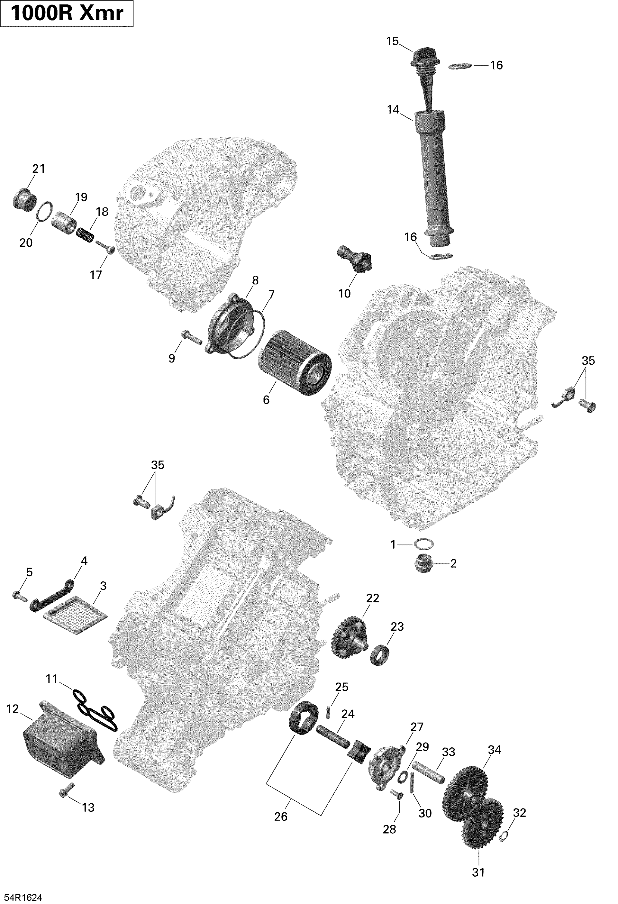 Engine Lubrication - 1000R EFI