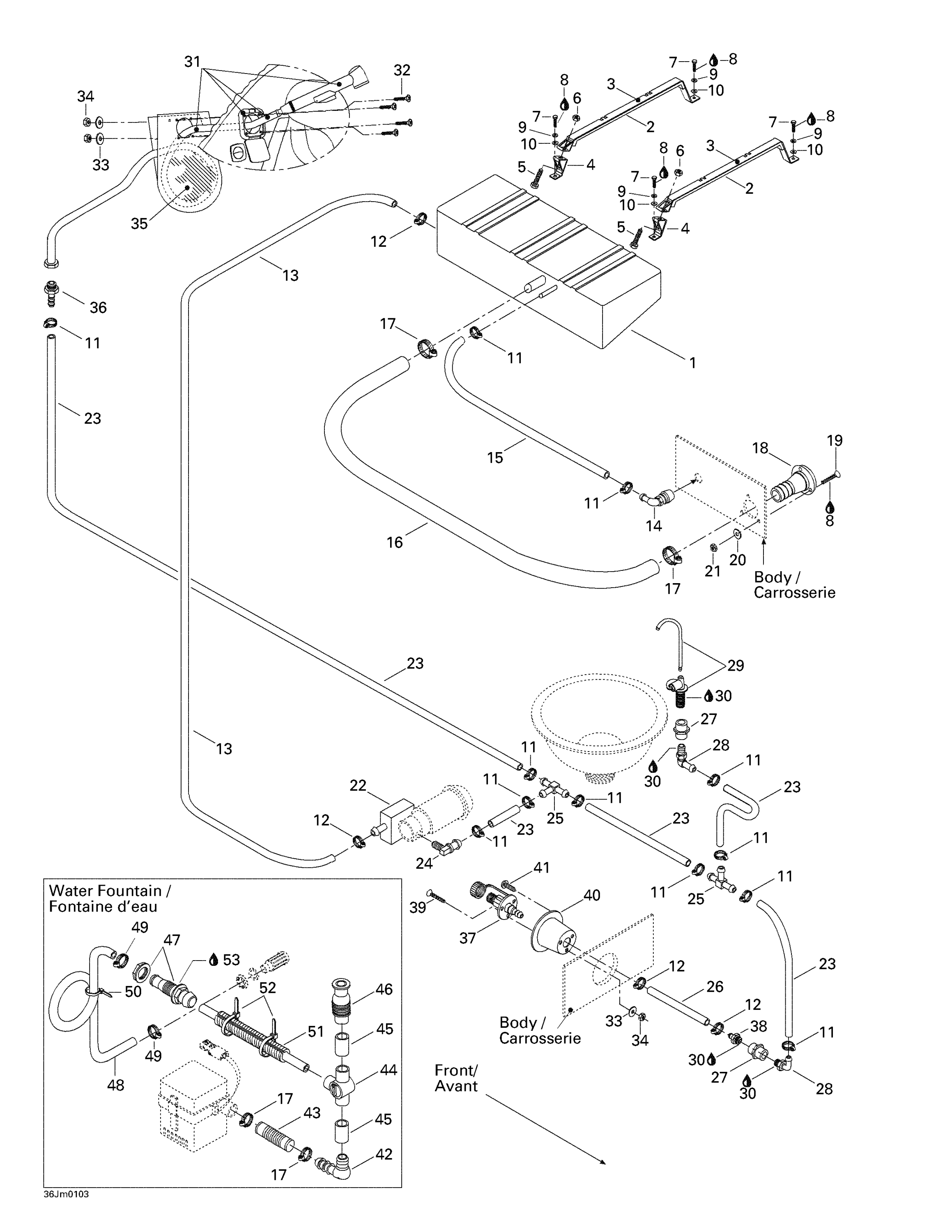 Passenger Water System