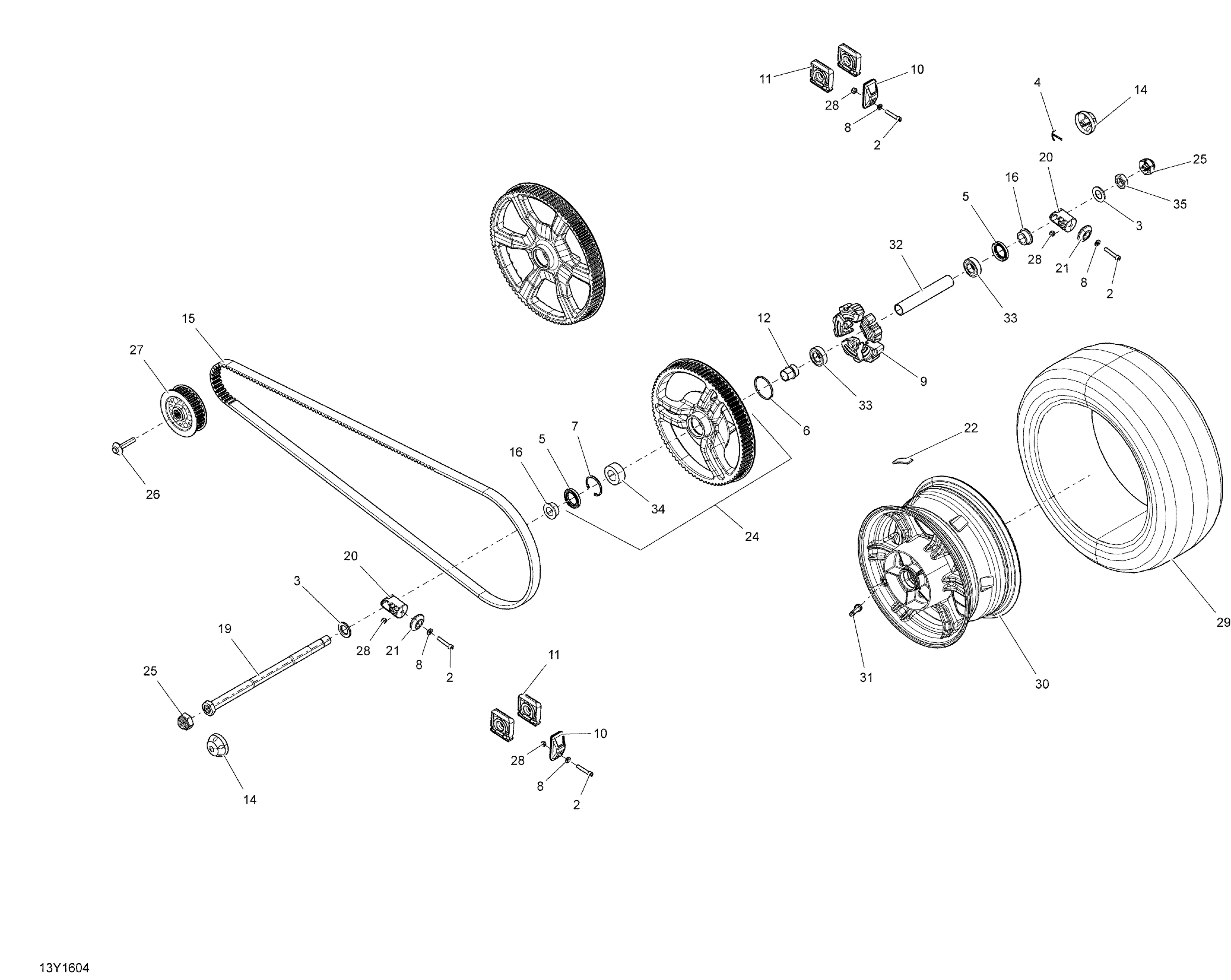 Drive System, Rear