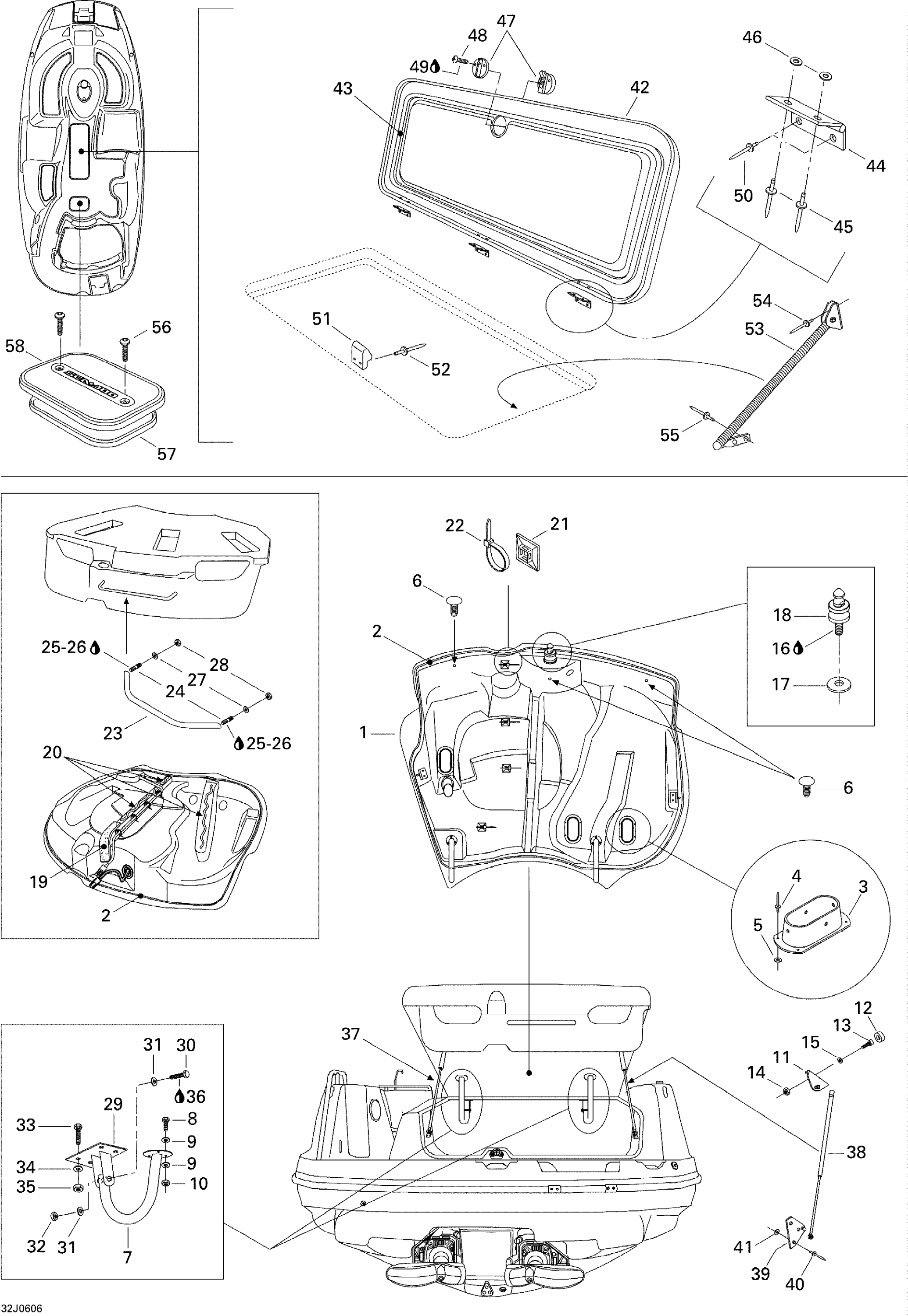 Engine Compartment And Central Cover
